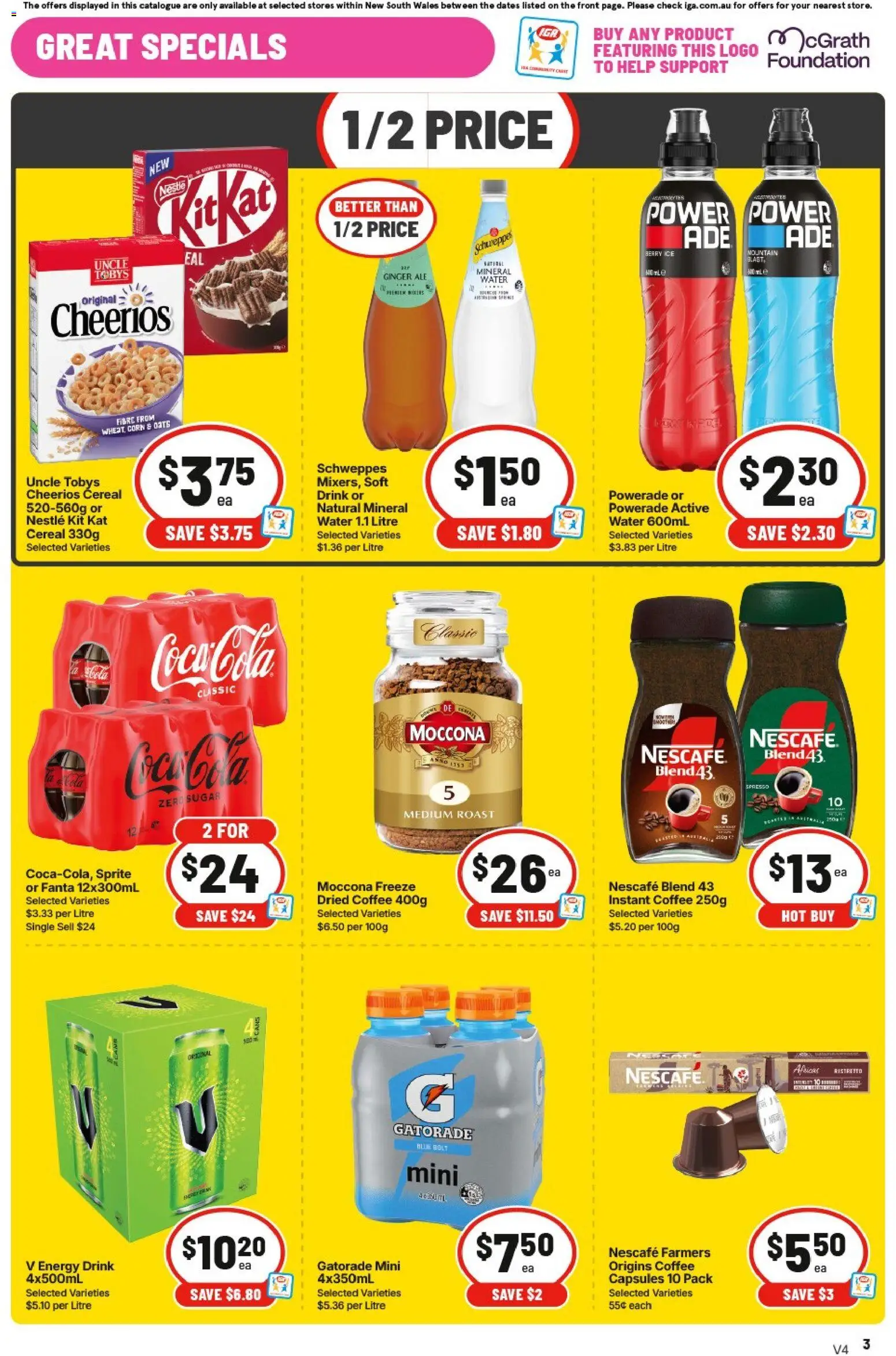IGA catalogue - valid from 23/09/2026 | Page: 11 | Products: Energy drink, Capsules, Sprite, Instant coffee