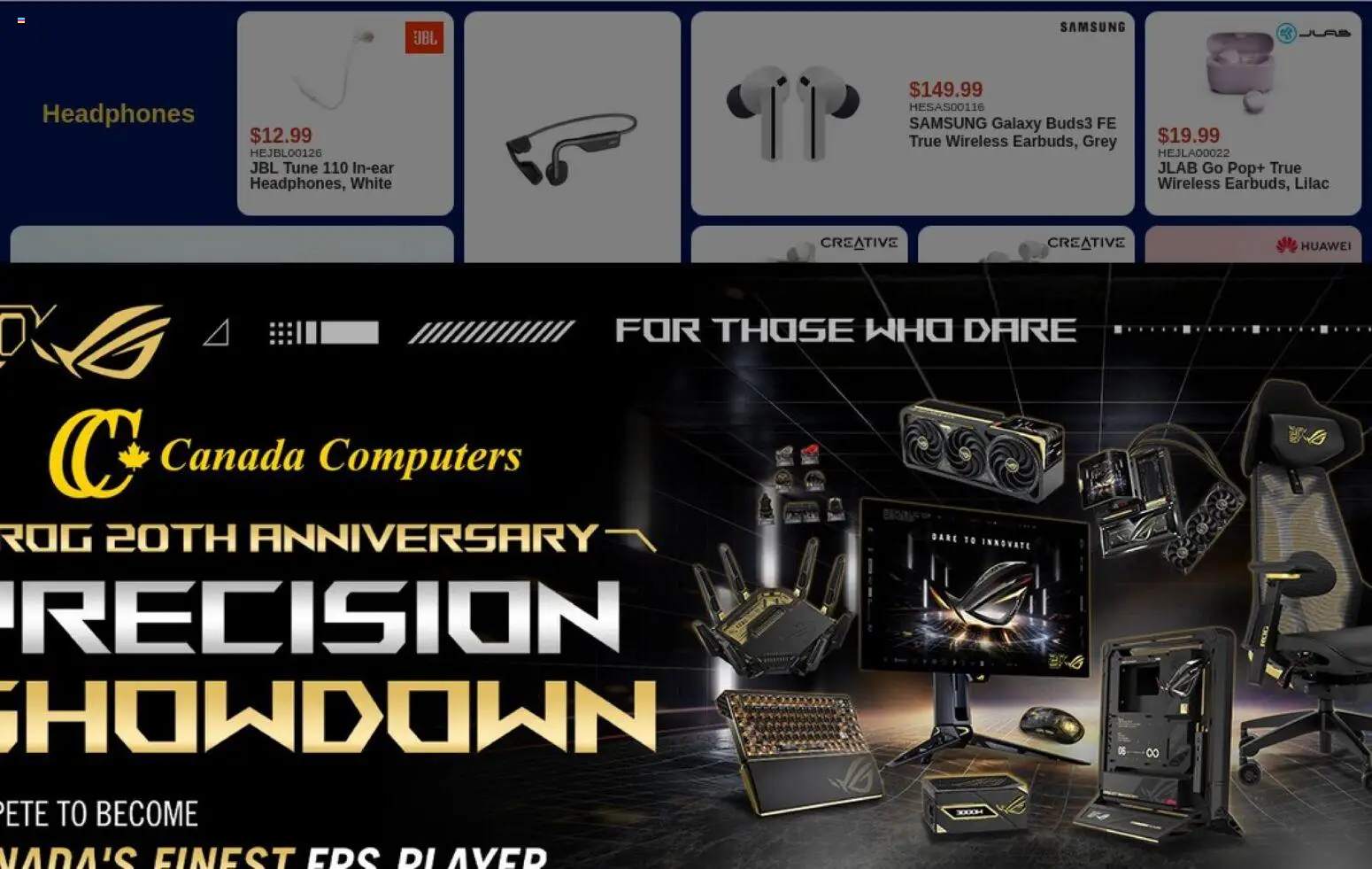 Canada Computers flyer valid from Aug 21, 2026 | Page: 7 | Products: Headphones