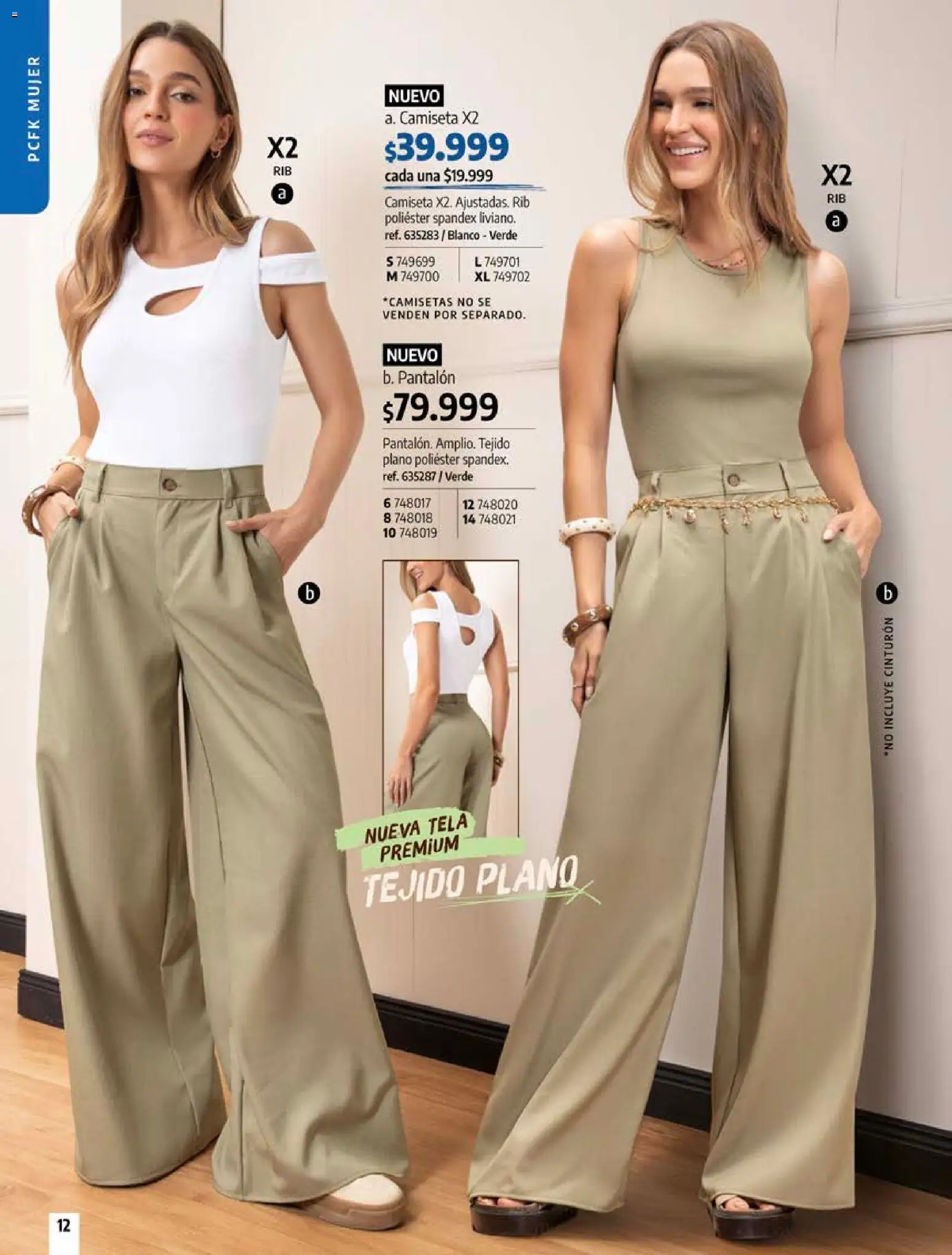 Pacifika revista - valida desde el 12/07/2026 | Página: 12 | Productos: Cinturón, Camiseta