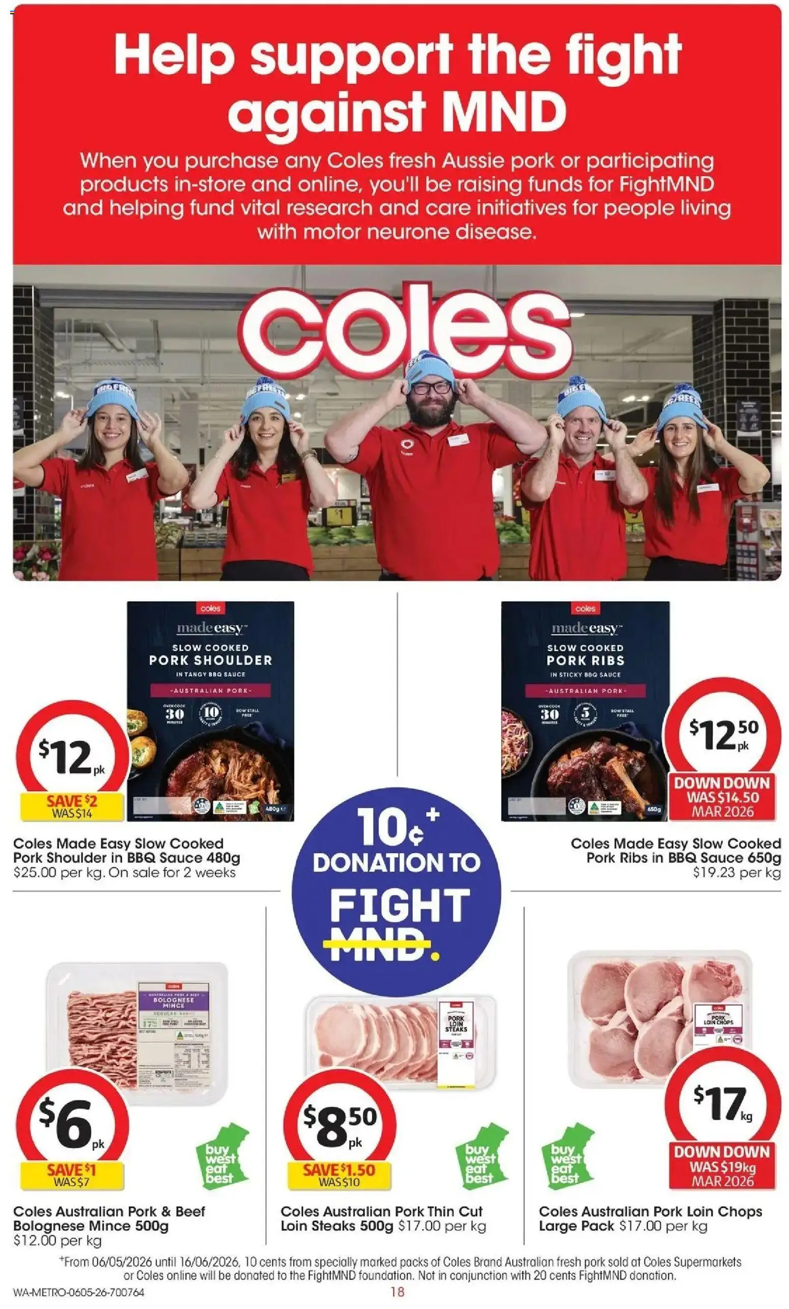 Coles catalogue - valid from 05.05.2026 | Page: 18 | Products: BBQ Sauce, Pork, Beef, Sauce