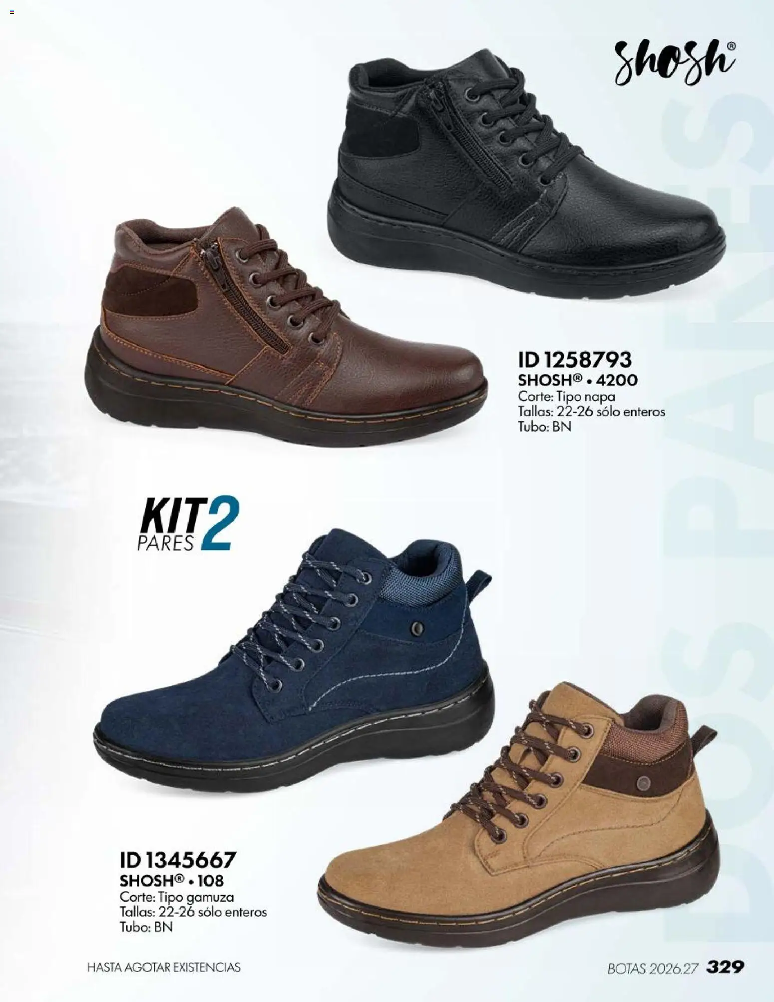 Nuevas ofertas de Price Shoes válidas en toda la República Mexicana desde el 18/07/2026. ¡Encuentra las mejores ofertas en Price Shoes catálogo Botas! | Página: 329