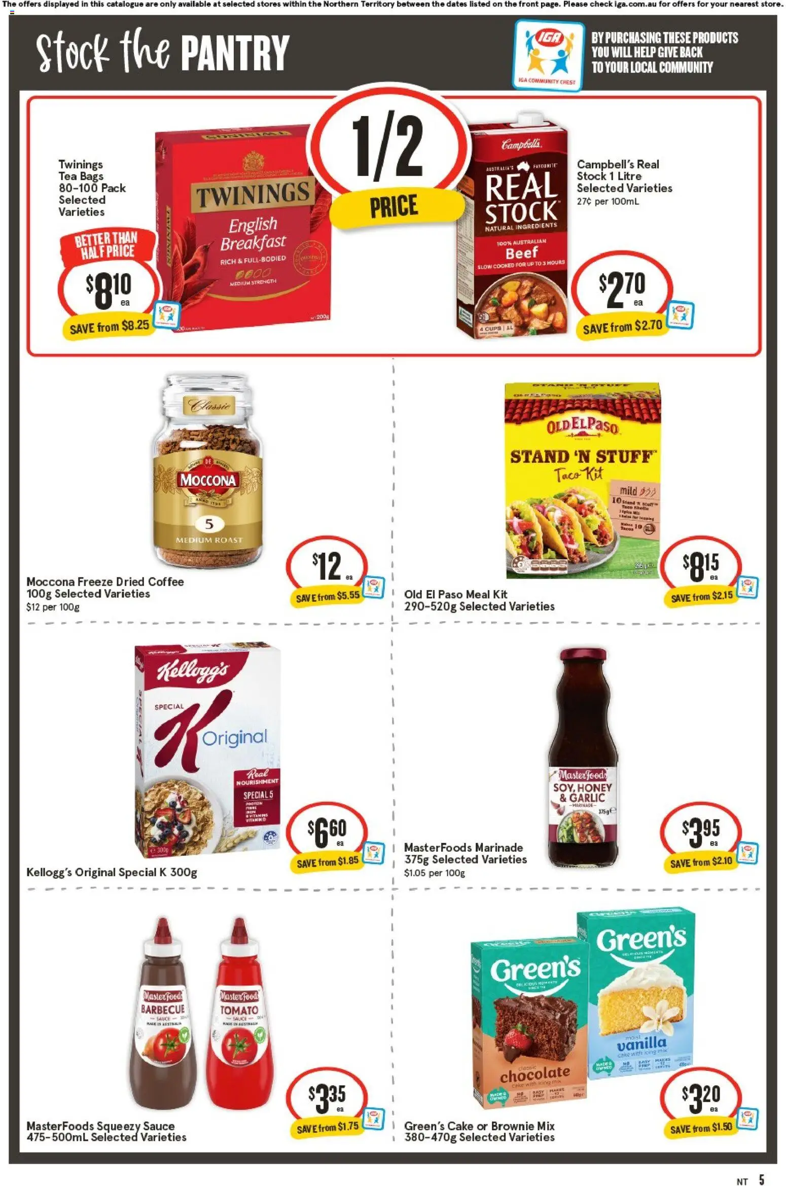 IGA catalogue - valid from 03.06.2026 | Page: 6 | Products: Cups, Coffee, Tea, Sauce