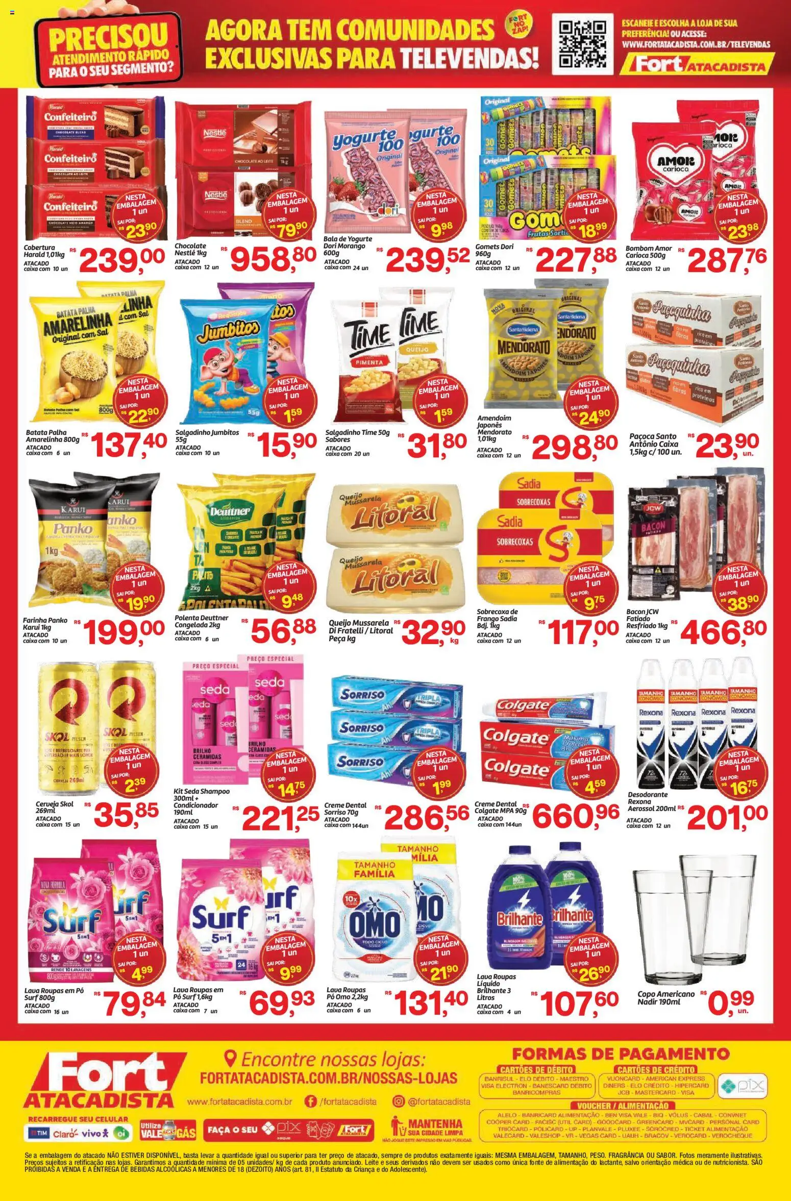 Fort Atacadista Folheto - válido de 29/09/2026 | Página: 2 | Produtos: Bebidas, Cerveja, Bacon, Frango