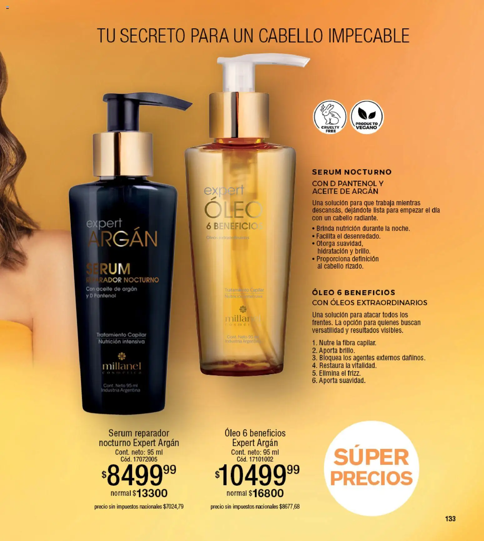 Millanel - Catálogo │ válido desde el 27.04.2026 | Página: 133 | Productos: Aceite, Serum