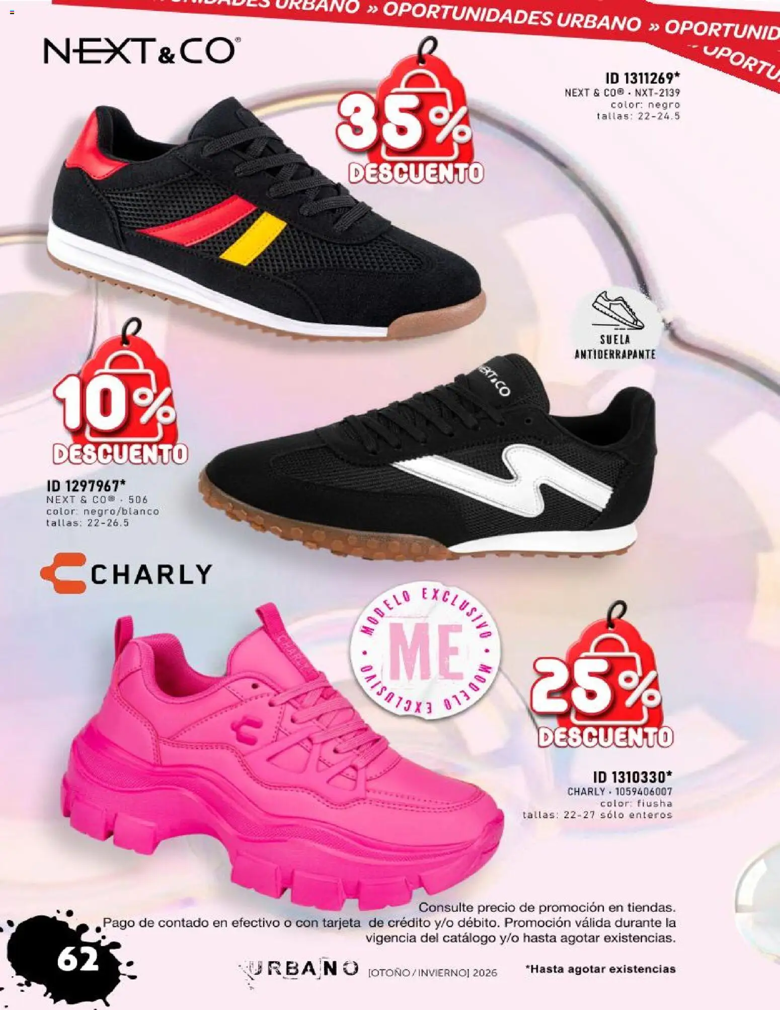 Nuevas ofertas de Price Shoes válidas en toda la República Mexicana desde el 15/10/2026. ¡Encuentra las mejores ofertas en Price Shoes catálogo Urbano! | Página: 60