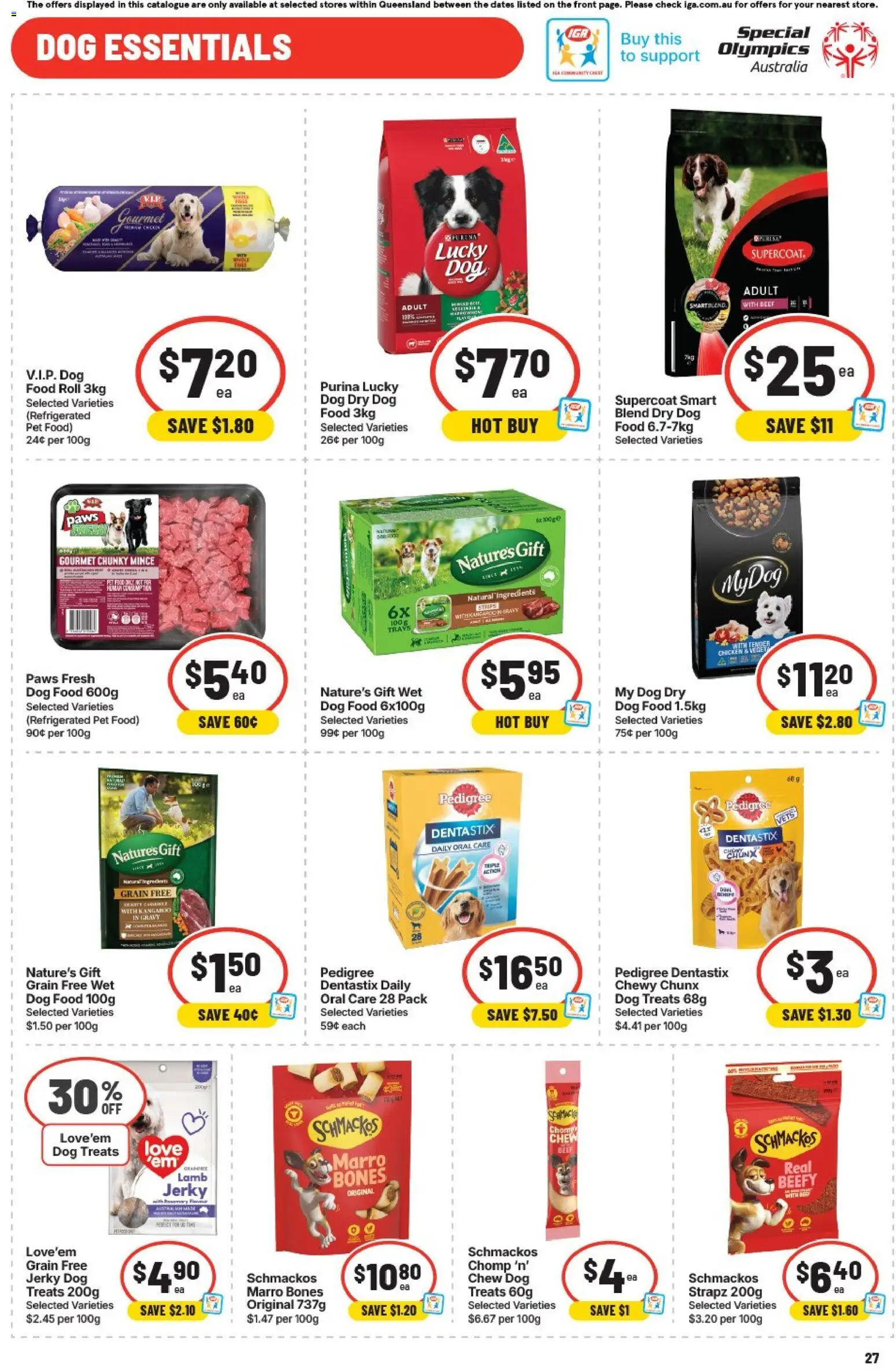 IGA catalogue - valid from 06.05.2026 | Page: 28 | Products: Chicken, Lamb, Beef, Dog food