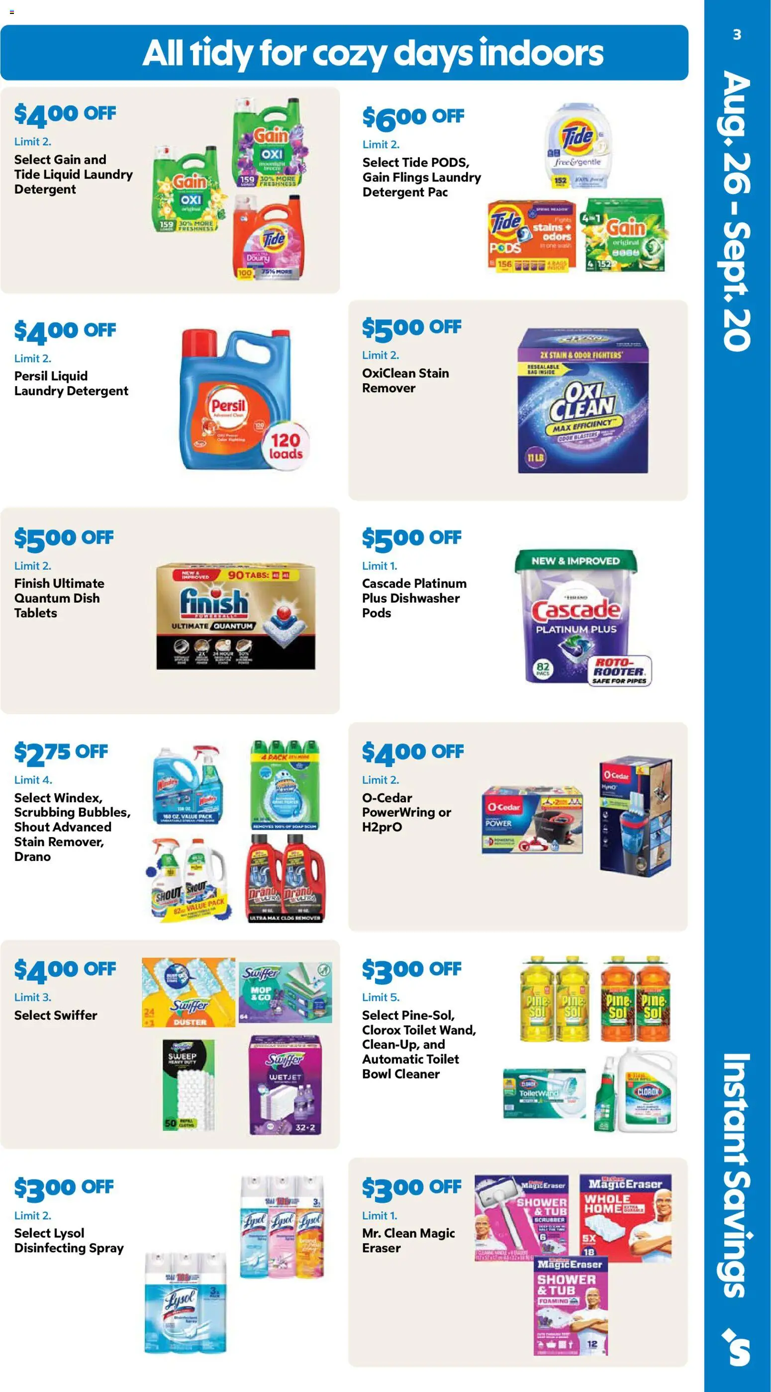 Sam's Club Weekly Ad - valid from 08/26/2026 | Page: 3 | Products: Safe, Eraser, Foam, Dishwasher