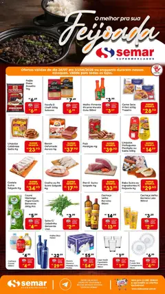 Semar Supermercado ofertas Feijoada - Pré-Visualização do folheto da loja Semar Supermercado, válido de 28/07/2026
