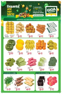 GIGA Atacado ofertas Feirão Sorocaba - Pré-Visualização do folheto da loja GIGA Atacado, válido de 21/07/2026