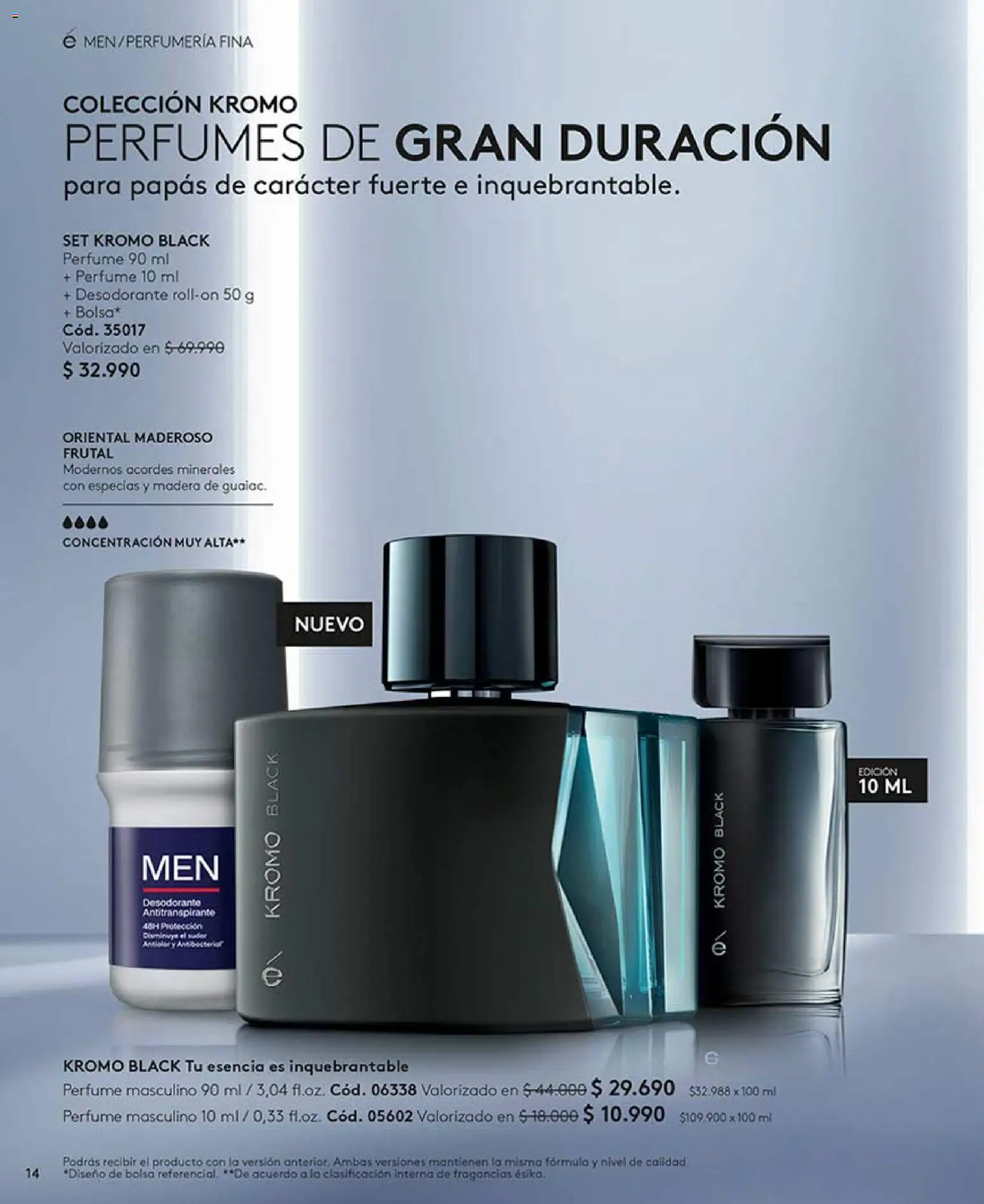 Catálogo Ésika Campaña 9 │ válido desde el 17.05.2026 | Página: 18 | Productos: Bolsa, Perfume, Desodorante, Antitranspirante