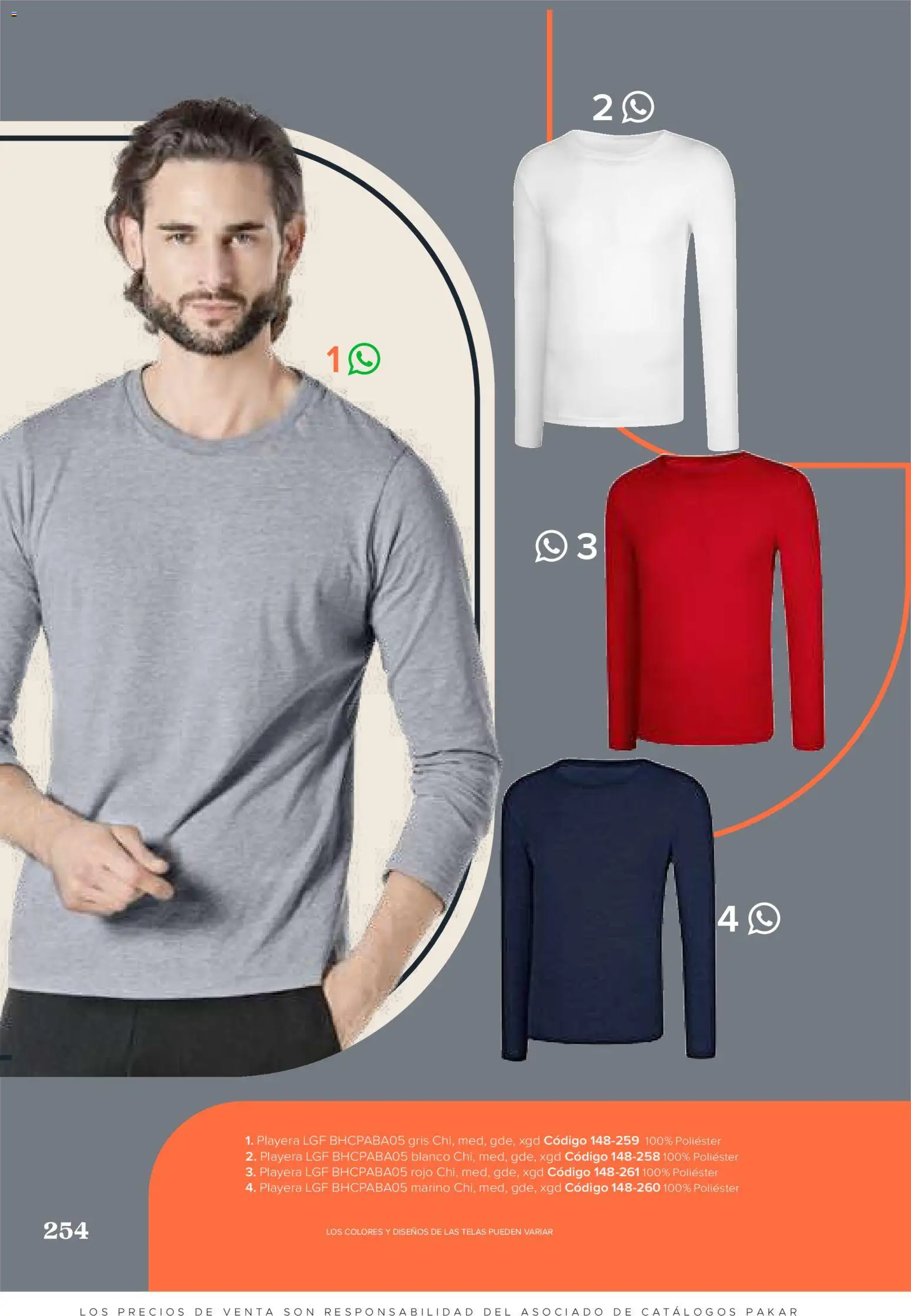 Nuevas ofertas de SC Pakar válidas en toda la República Mexicana desde el 31/07/2026. ¡Encuentra las mejores ofertas en SC Pakar catálogo Ropa! | Página: 254 | Productos: Playera