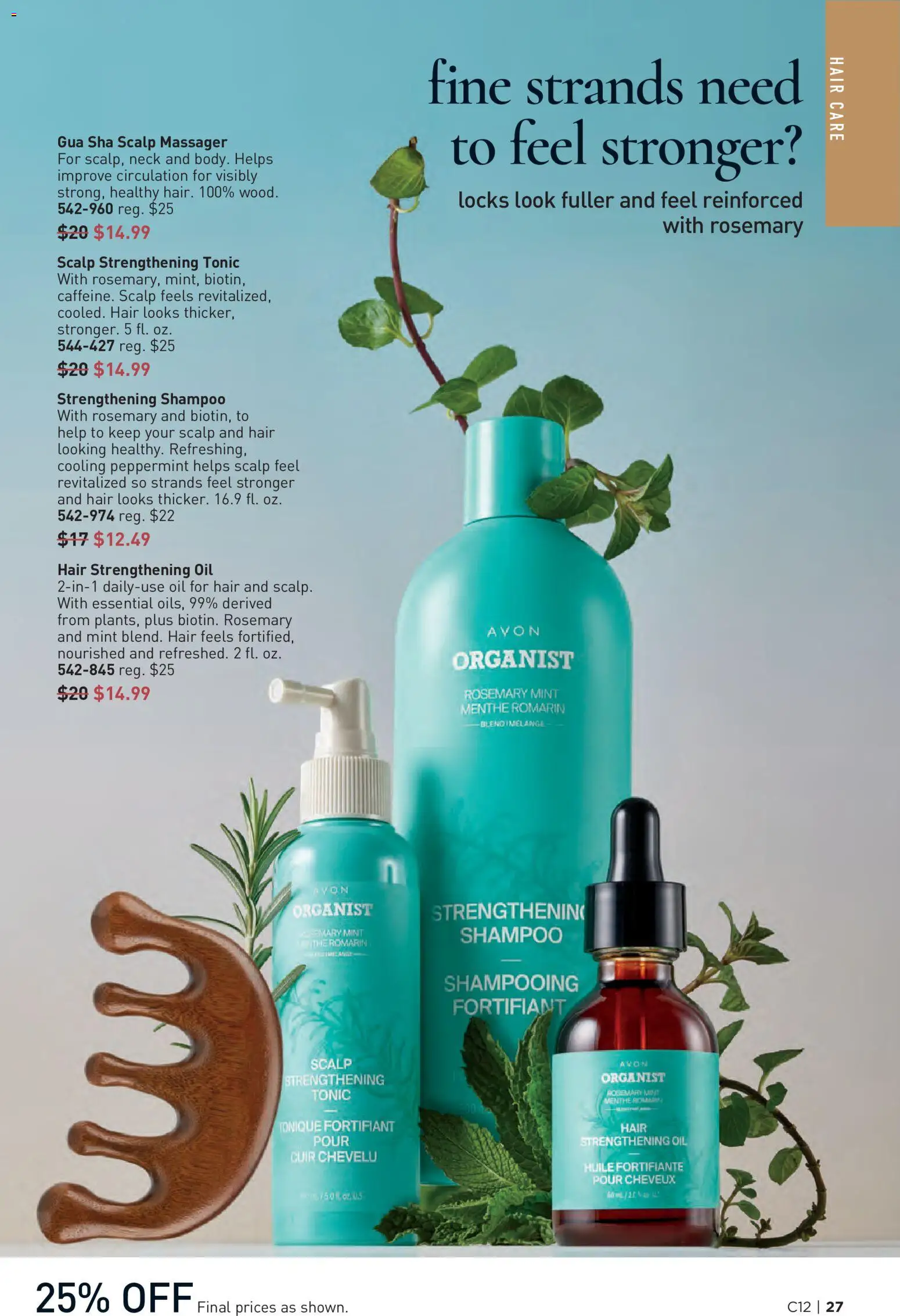 Avon Brochure - valid from 03.06.2026 | Page: 27 | Products: Peppermint, Shampoo, Oil