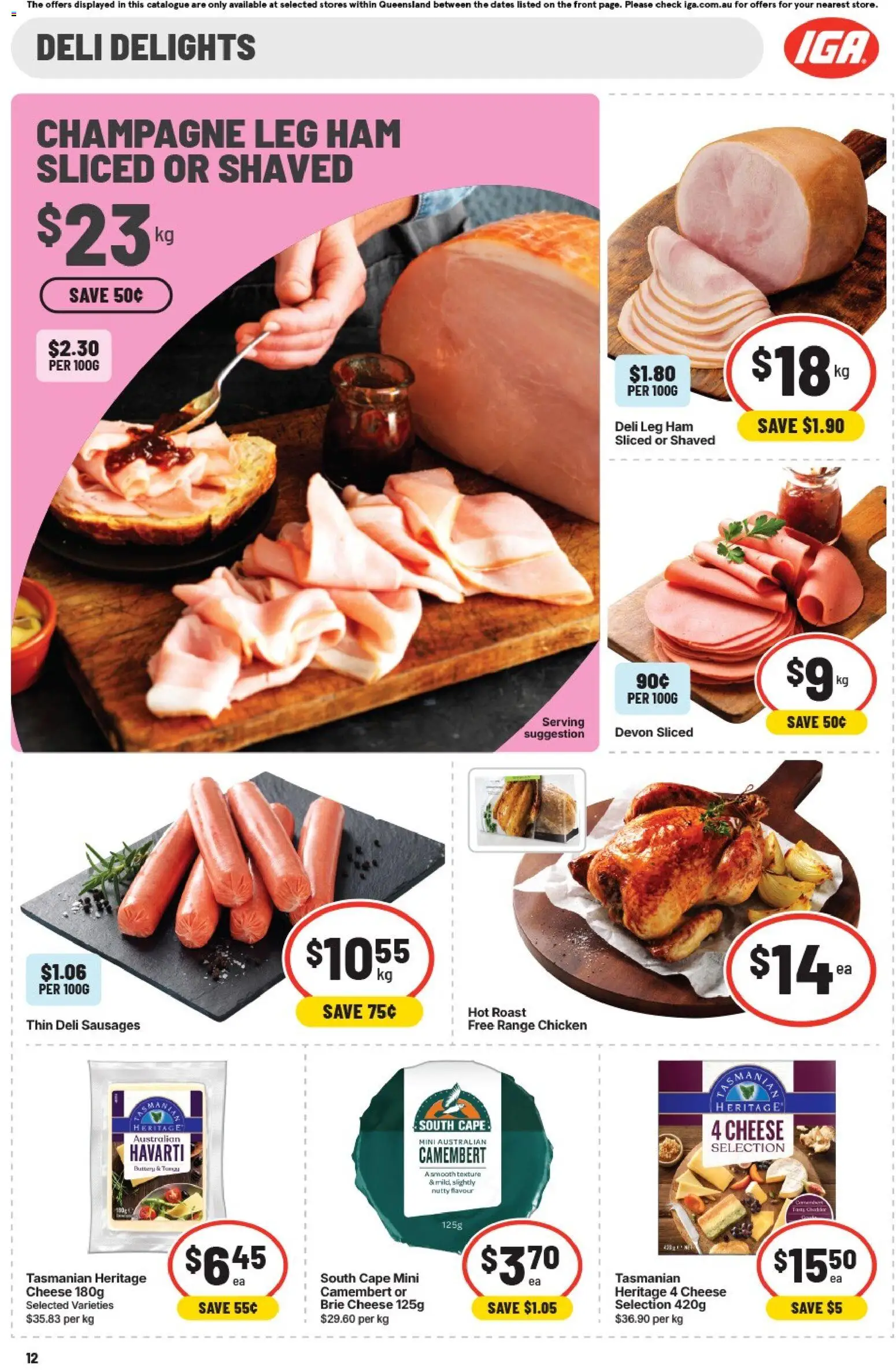 IGA catalogue - valid from 09/09/2026 | Page: 17 | Products: Pork loin, Pork belly, Salt, Beef roast