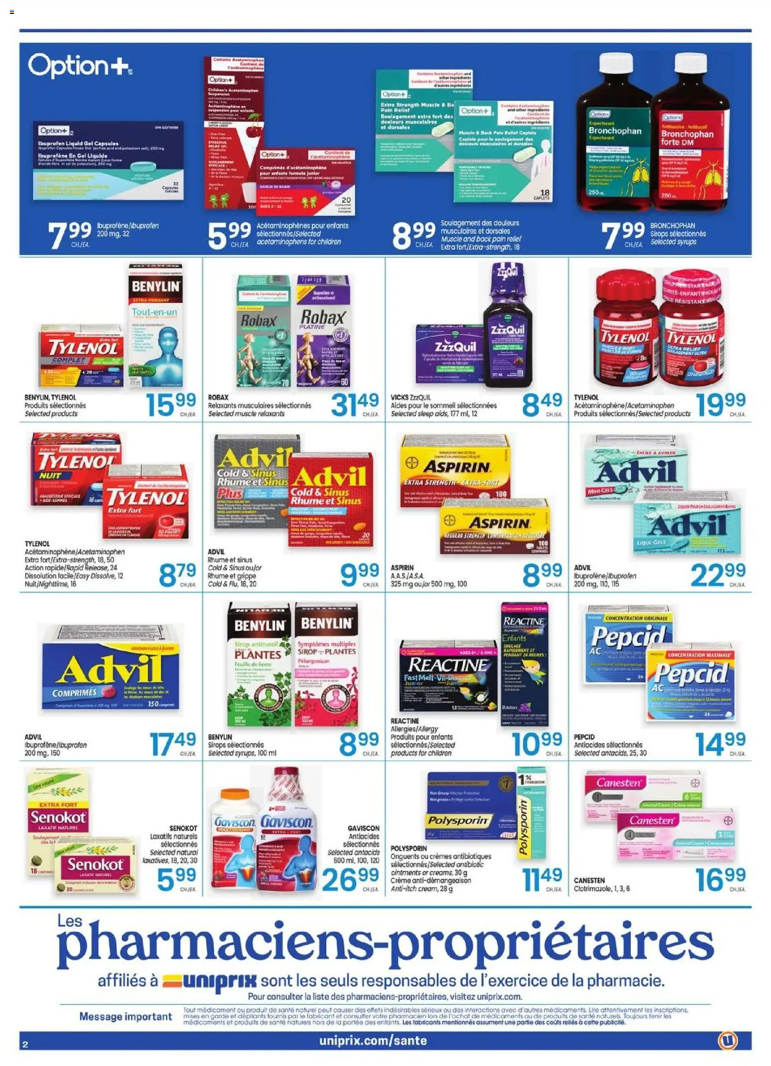 Uniprix flyer valid from Oct 15, 2026 | Page: 2