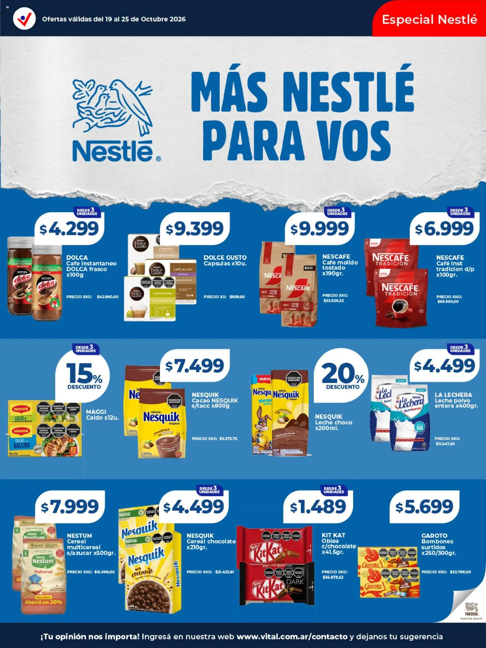 Vital - Ofertas │ válido desde el 19/10/2026 | Página: 23