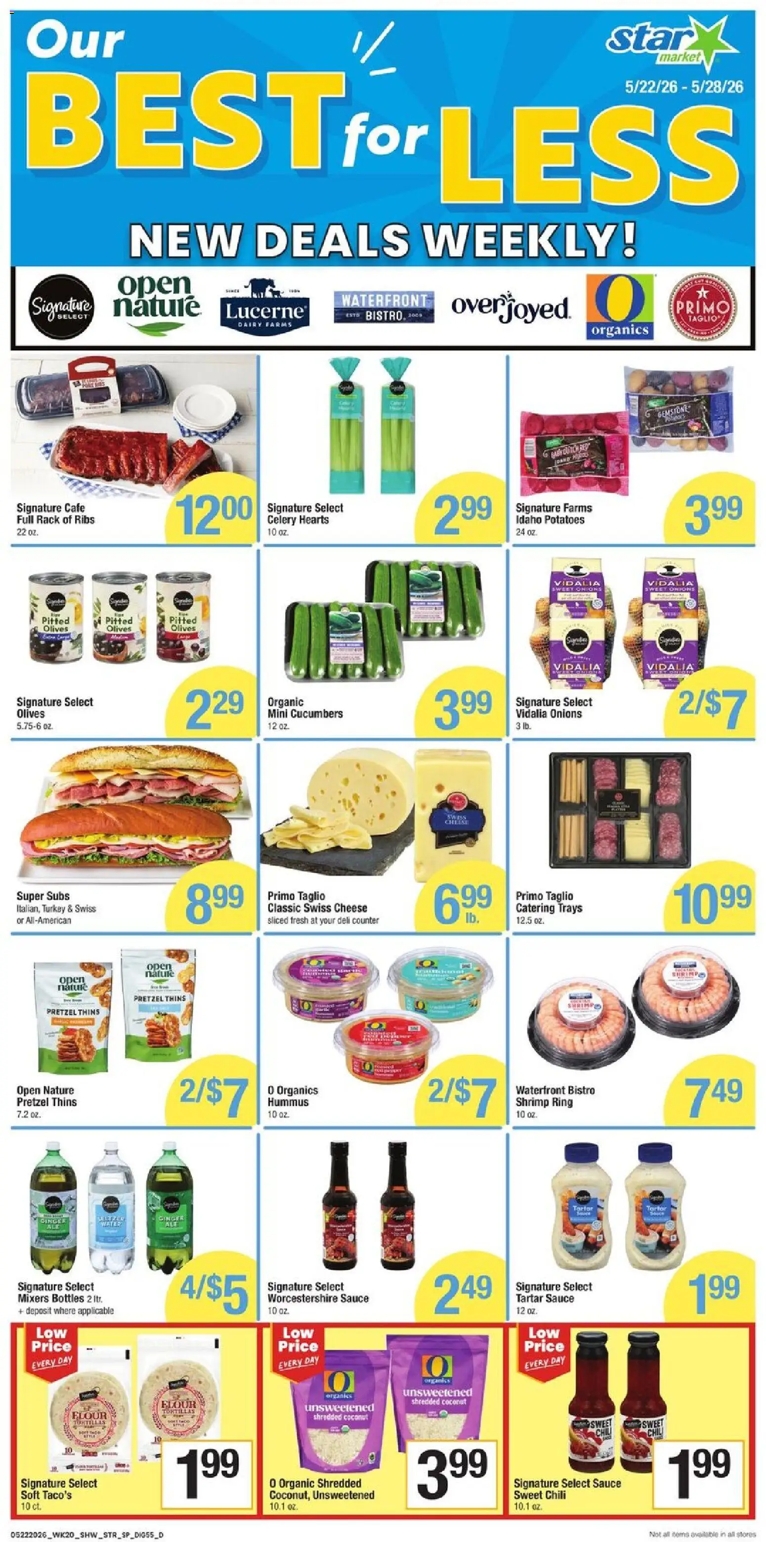 Star Market Weekly Ad - MA - valid from 22.05.2026 | Page: 5 | Products: Ginger, Cheese, Water, Sauce