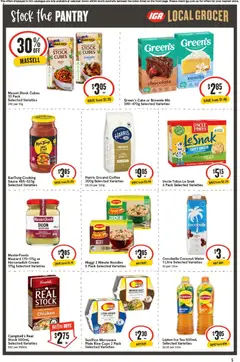 Preview of IGA Local Grocer SA - valid from 20.05.2026 | Page: 6 | Products: Crackers, Coffee, Lemon, Peach