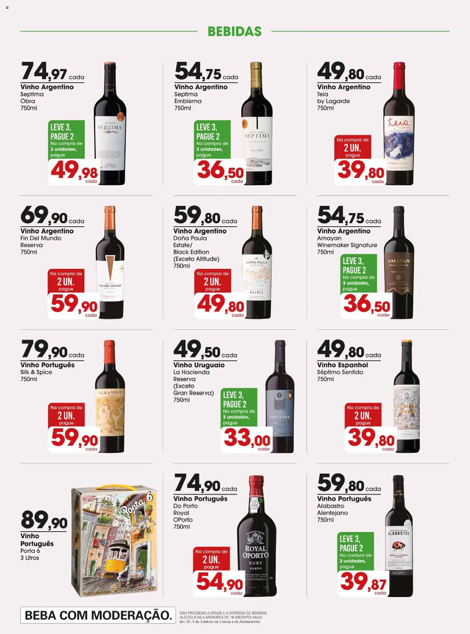 Zaffari Folheto - válido de 14/07/2026 | Página: 17 | Produtos: Porta, Vinho