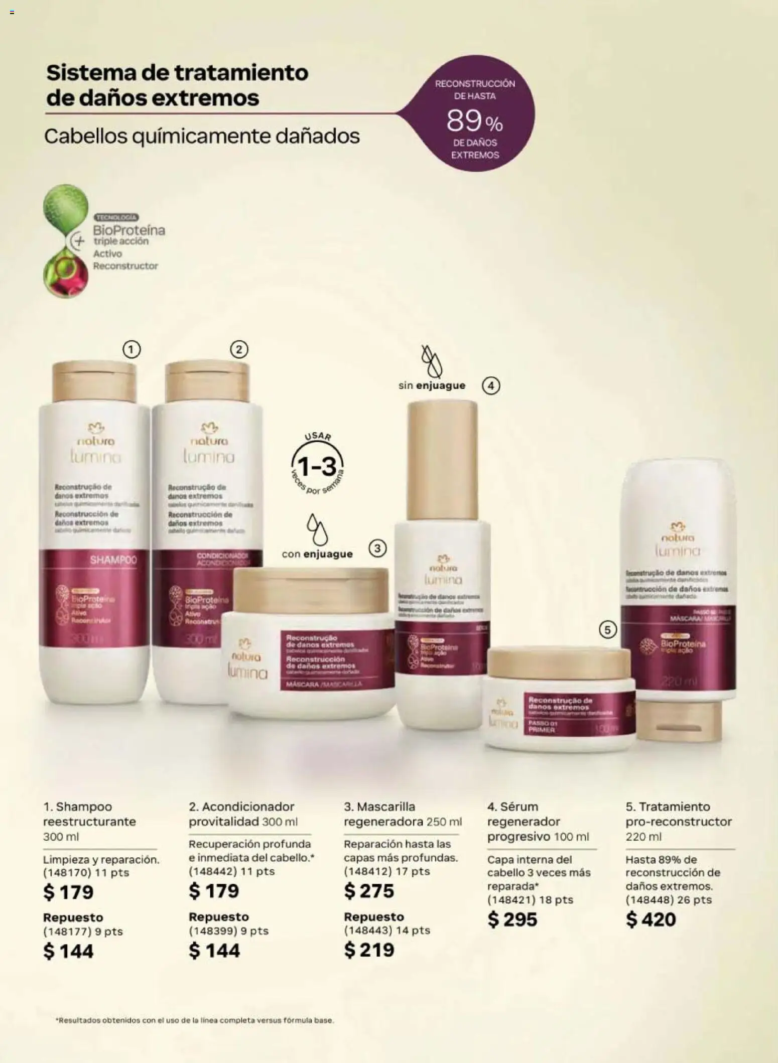 Nuevas ofertas de Natura válidas en toda la República Mexicana desde el 08.05.2026. ¡Encuentra las mejores ofertas en Natura campaña 8 2026! | Página: 144 | Productos: Serum, Máscara, Mascarilla, Acondicionador