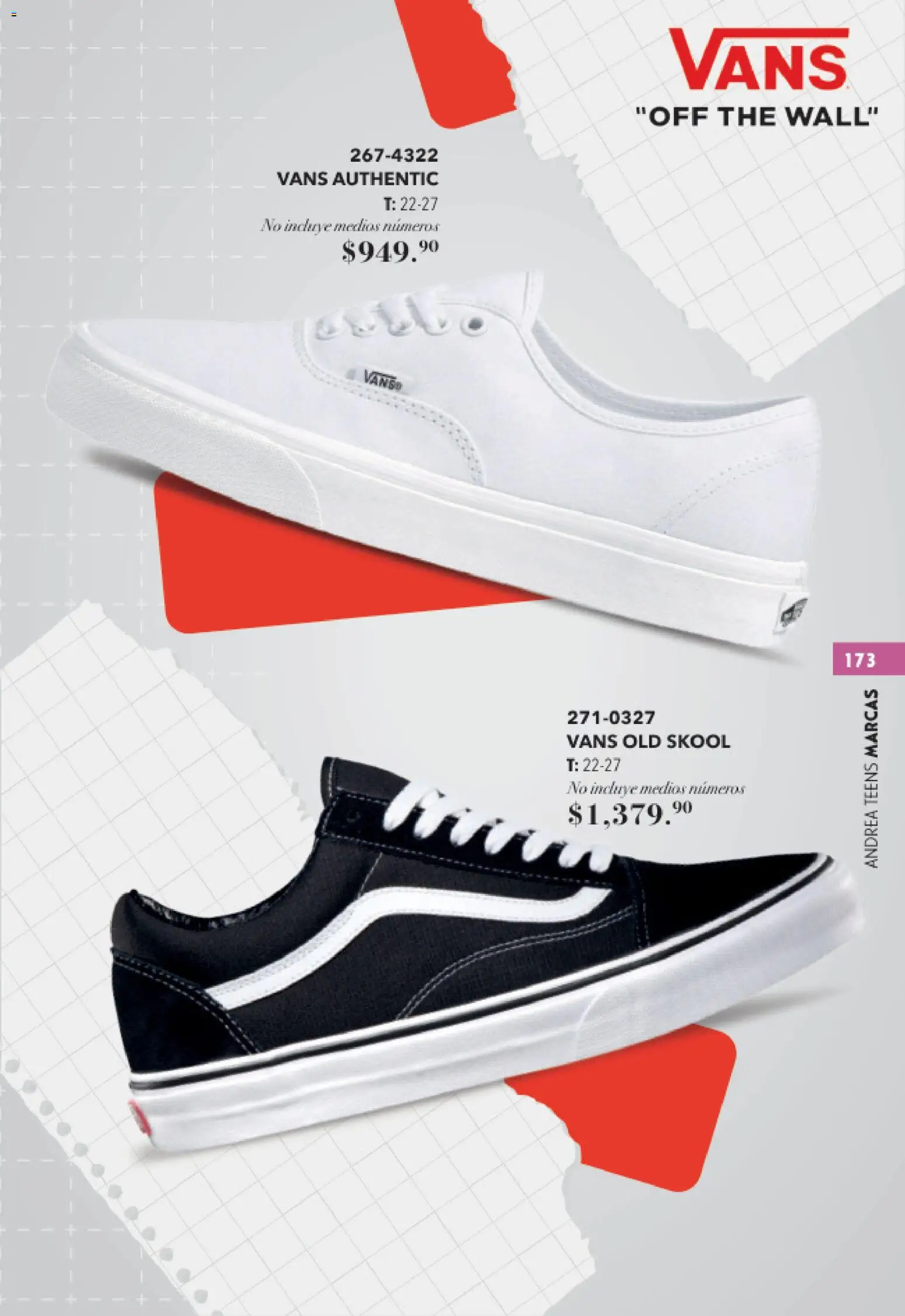 Nuevas ofertas de Andrea válidas en toda la República Mexicana desde el 23/05/2026. ¡Encuentra las mejores ofertas en Andrea catálogo Colegial! | Página: 173