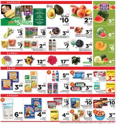 Preview of Weis weekly ads valid from 11.06.2026 | Page: 3 | Products: Peaches, Pizza, Ice cream, Melon