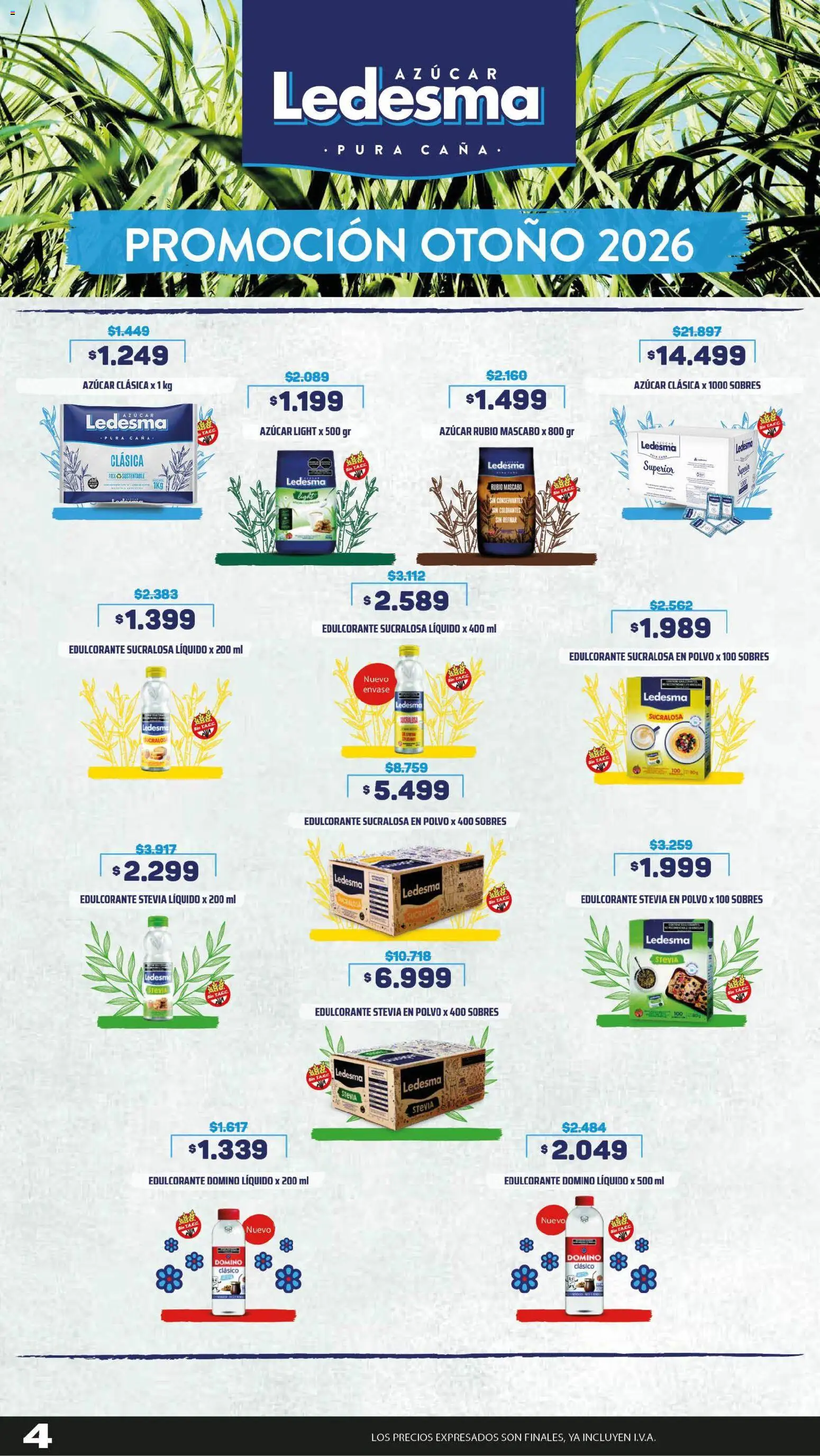 Makro VOLVETE A ILUSIONAR │ válido desde el 16/07/2026 | Página: 4 | Productos: Azucar, Polvo, Edulcorante