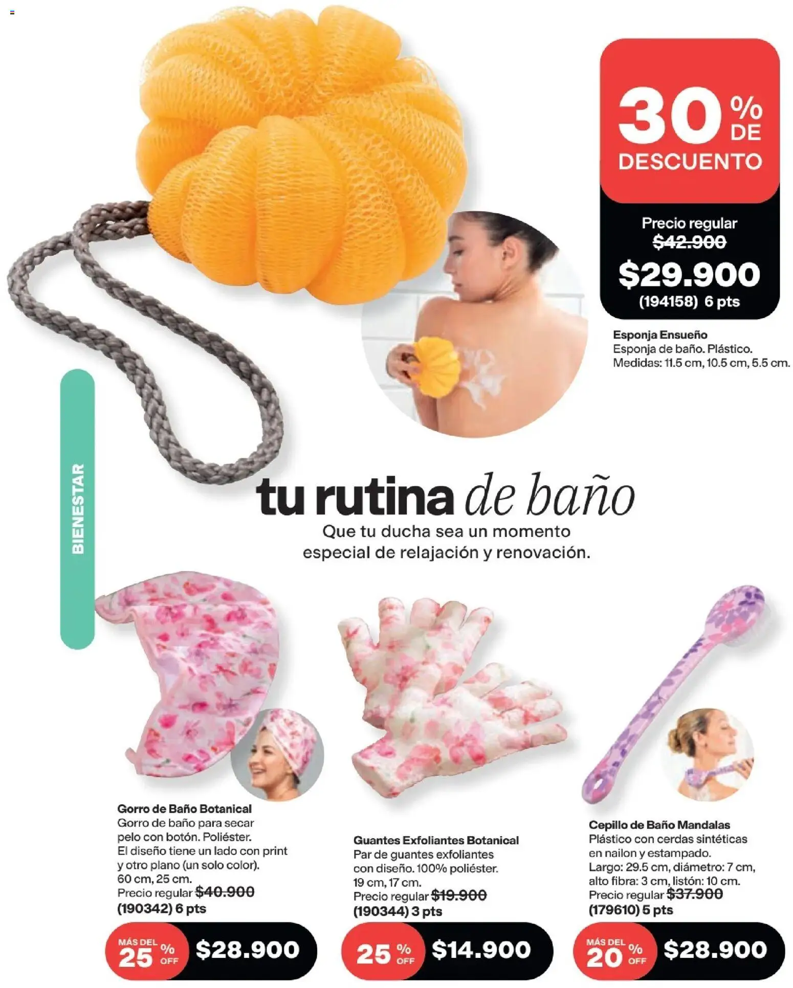 Avon revista - valida desde el 16/08/2026 | Página: 166 | Productos: Esponja, Baño, Ducha, Cepillo