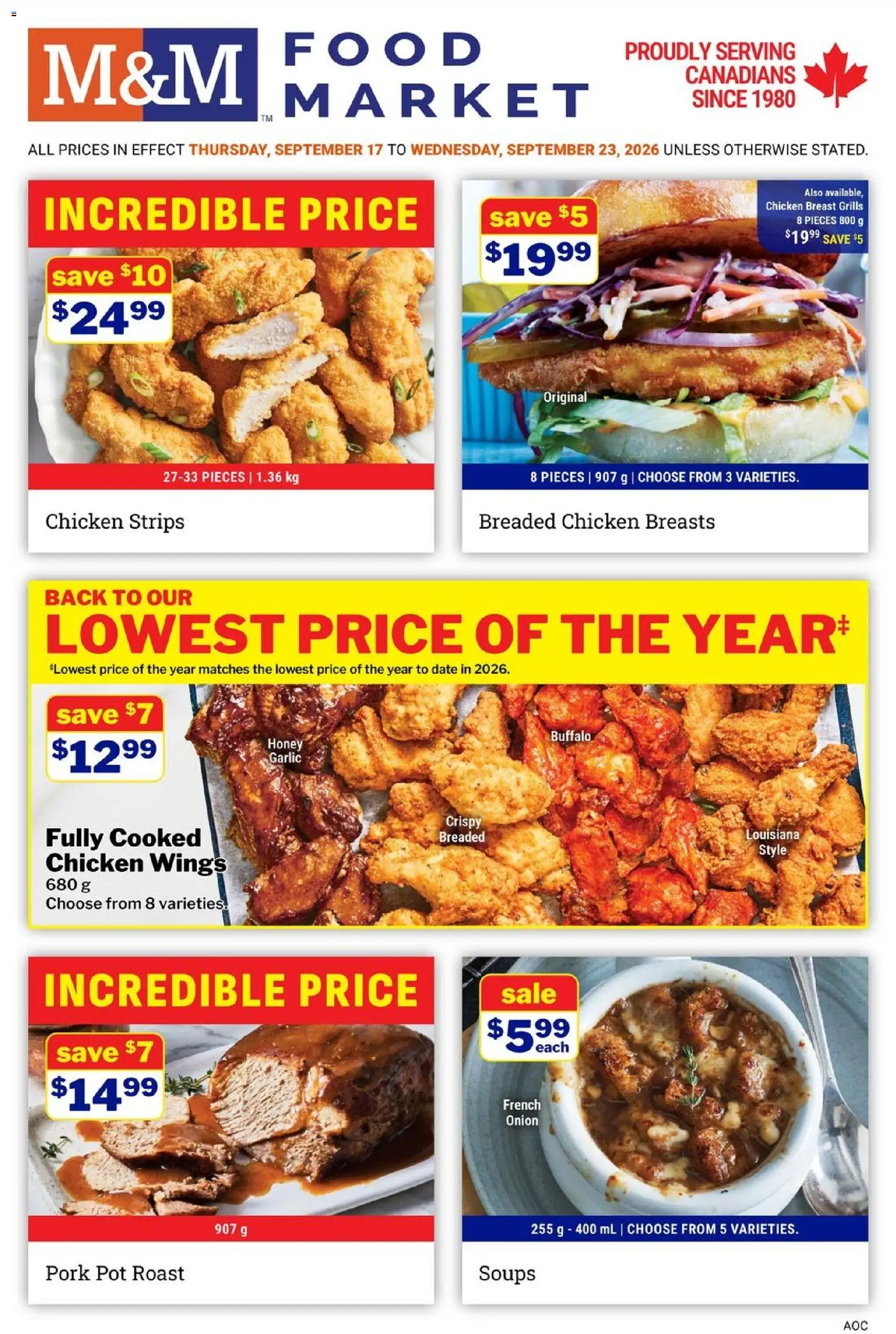 M&M Food Market flyer valid from Sep 17, 2026 | Page: 1
