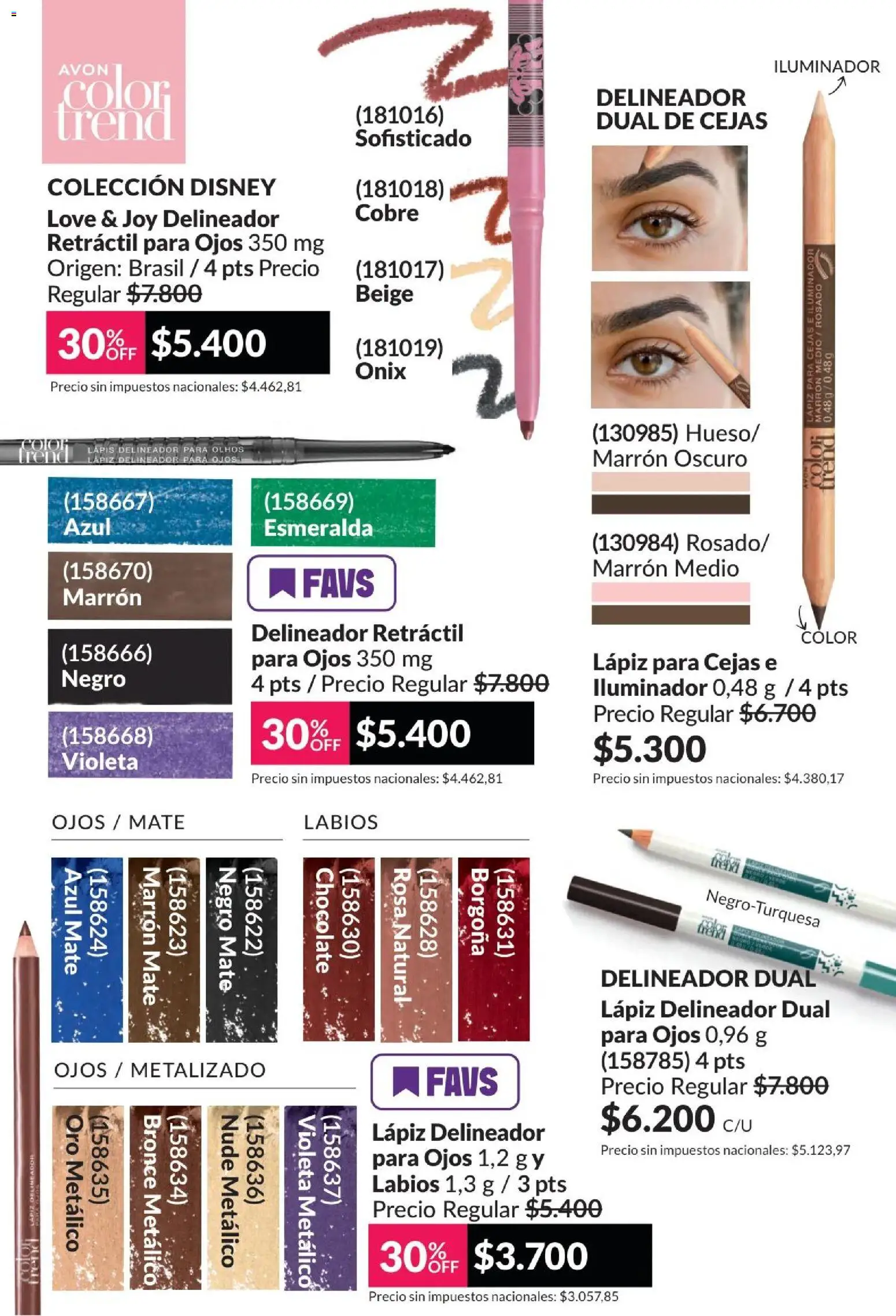 Avon -  Campaña 6/2026 │ válido desde el 01.06.2026 | Página: 53 | Productos: Mate, Iluminador, Delineador, Chocolate