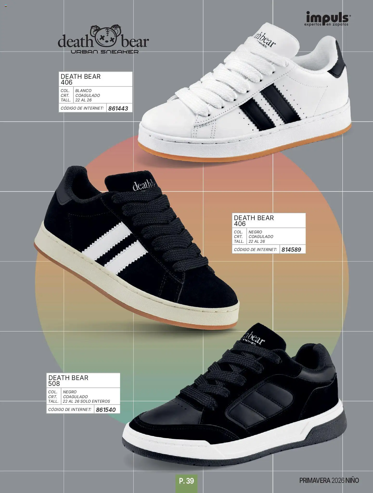 Nuevas ofertas de Impuls válidas en toda la República Mexicana desde el 01.01.2026. ¡Encuentra las mejores ofertas en Impuls catálogo Niño! | Página: 41 | Productos: Zapatos