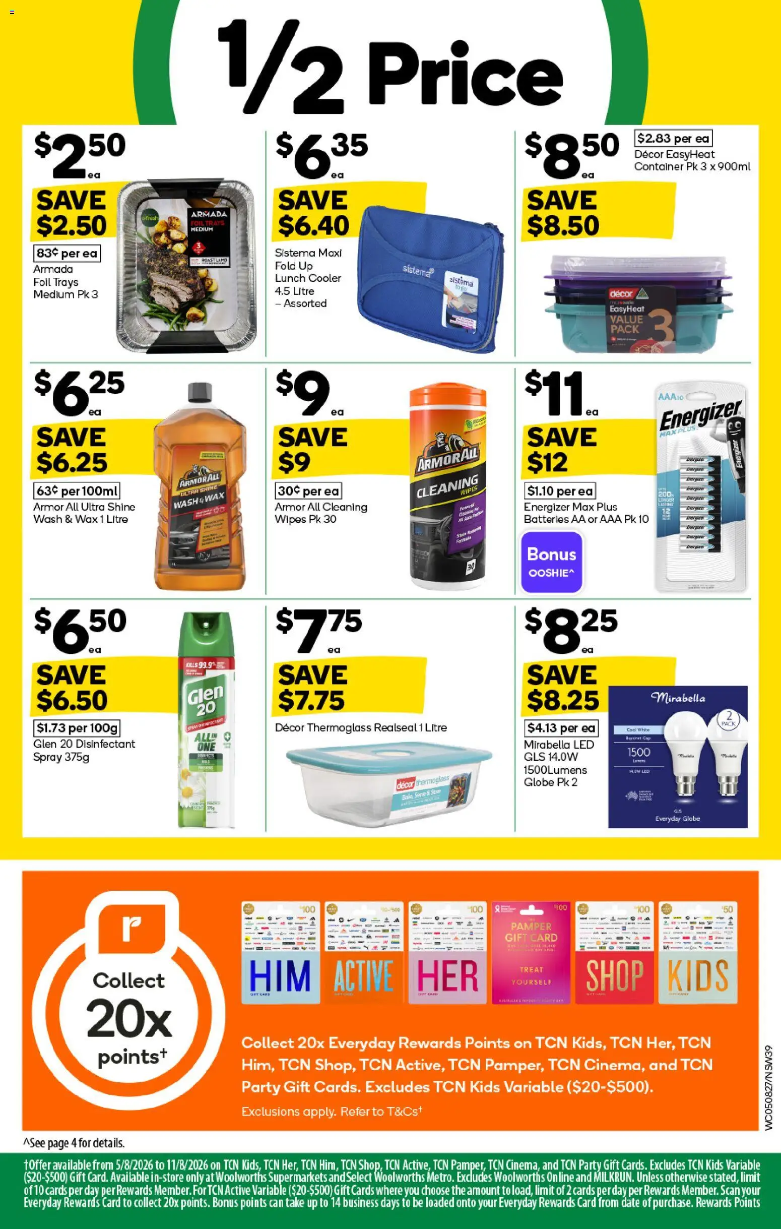 Woolworths catalogue - valid from 05/08/2026 | Page: 39 | Products: Decor, Date, Batteries, Foil
