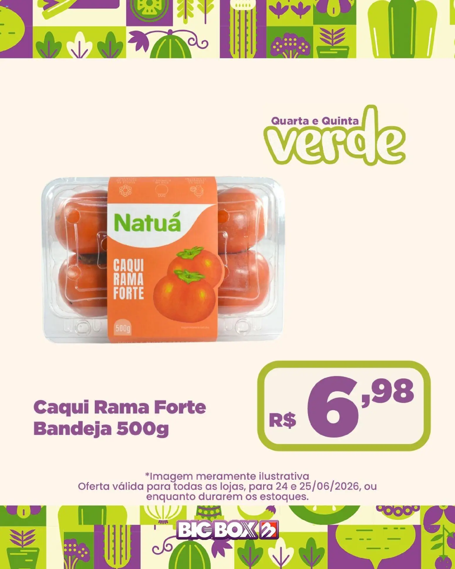 Big Box Folheto - válido de 24/06/2026 | Página: 19 | Produtos: Caqui, Bandeja