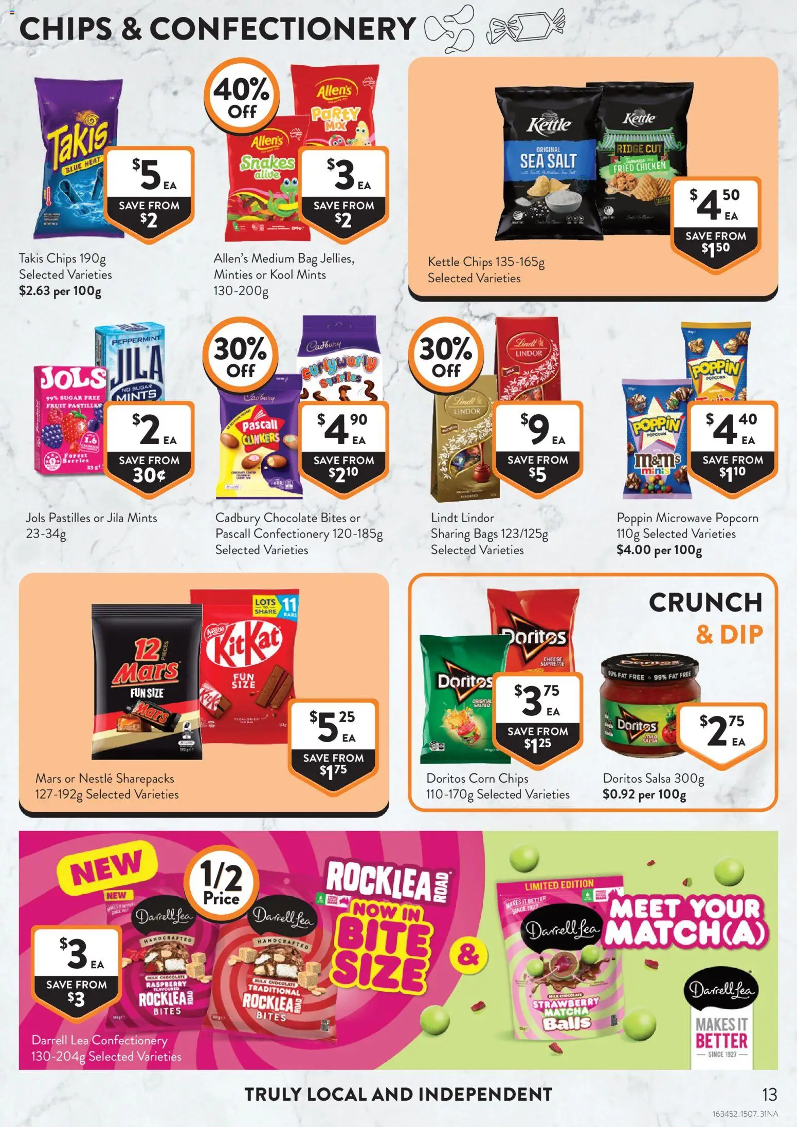 Foodworks catalogue - valid from 15/07/2026 | Page: 13 | Products: Potatoes, Chicken, Salt, Microwave