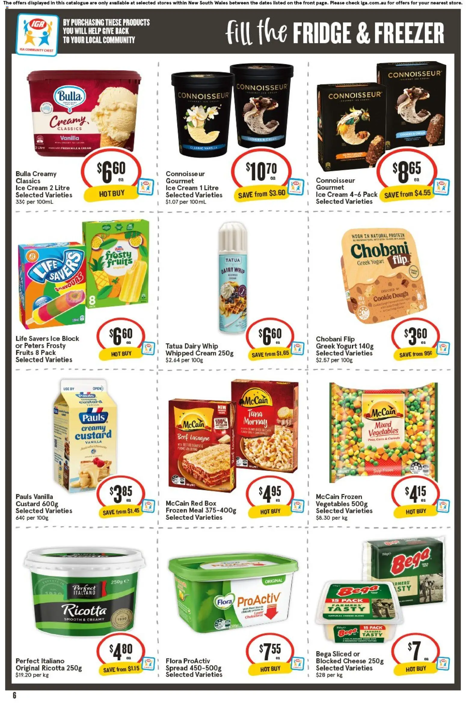 IGA catalogue - valid from 12/08/2026 | Page: 7 | Products: Yogurt, Cream, Tuna, Fridge