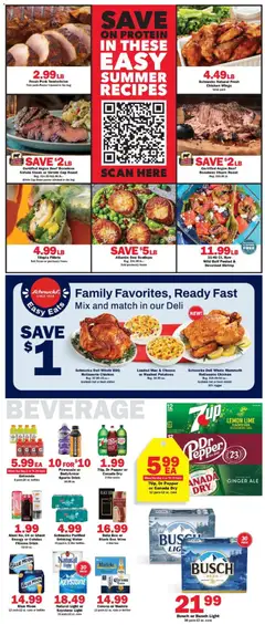 Preview of Schnucks weekly ads valid from 03.06.2026 | Page: 3 | Products: Ginger, Wine, Pork, Potatoes