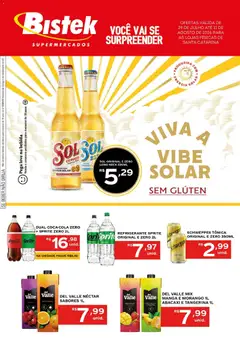 Bistek Supermercados ofertas Femsa - Pré-Visualização do folheto da loja Bistek Supermercados, válido de 29/07/2026