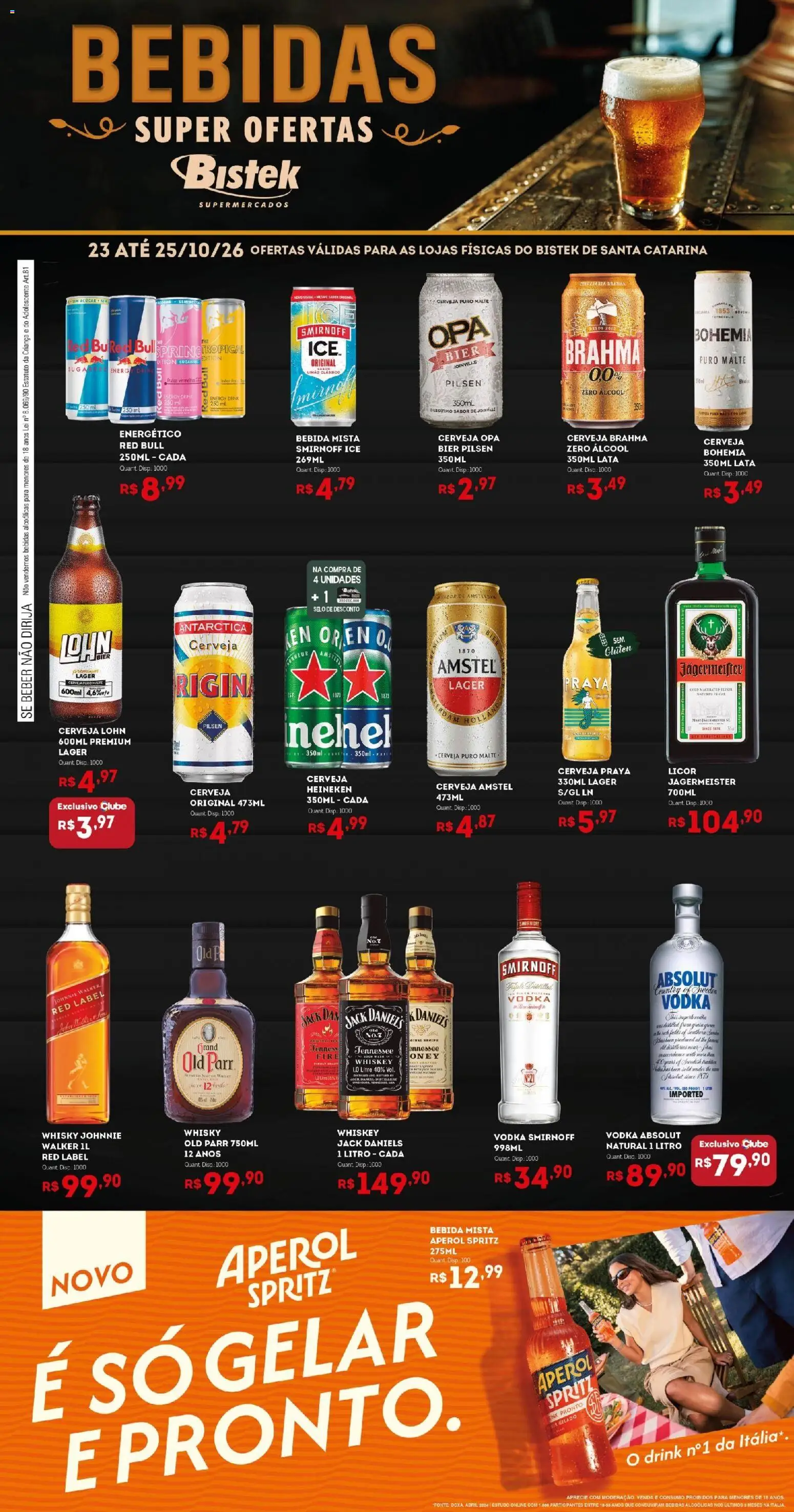 Bistek Supermercados Folheto - válido de 23/10/2026 | Página: 1