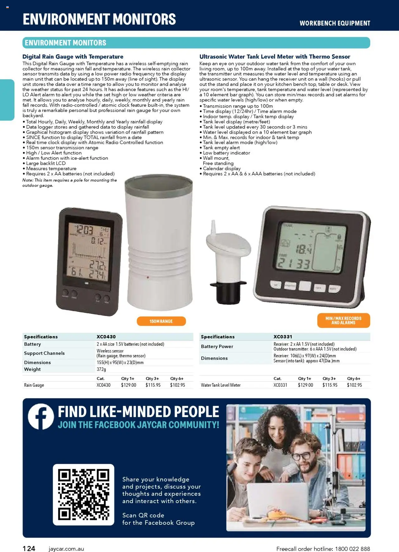 Jaycar catalogue - valid from 09.07.2025 | Page: 124 | Products: Water, Batteries, Digital, Radio