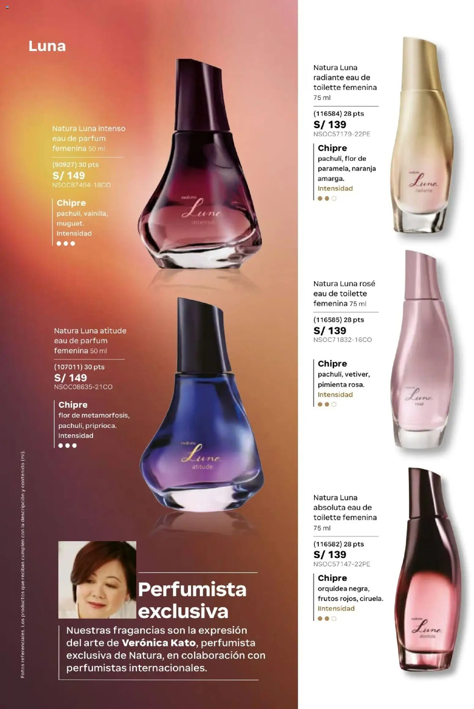 Catálogo Natura válido desde 31/03/2026 | Página: 46 | Productos: Orquídea, EAU de Toilette