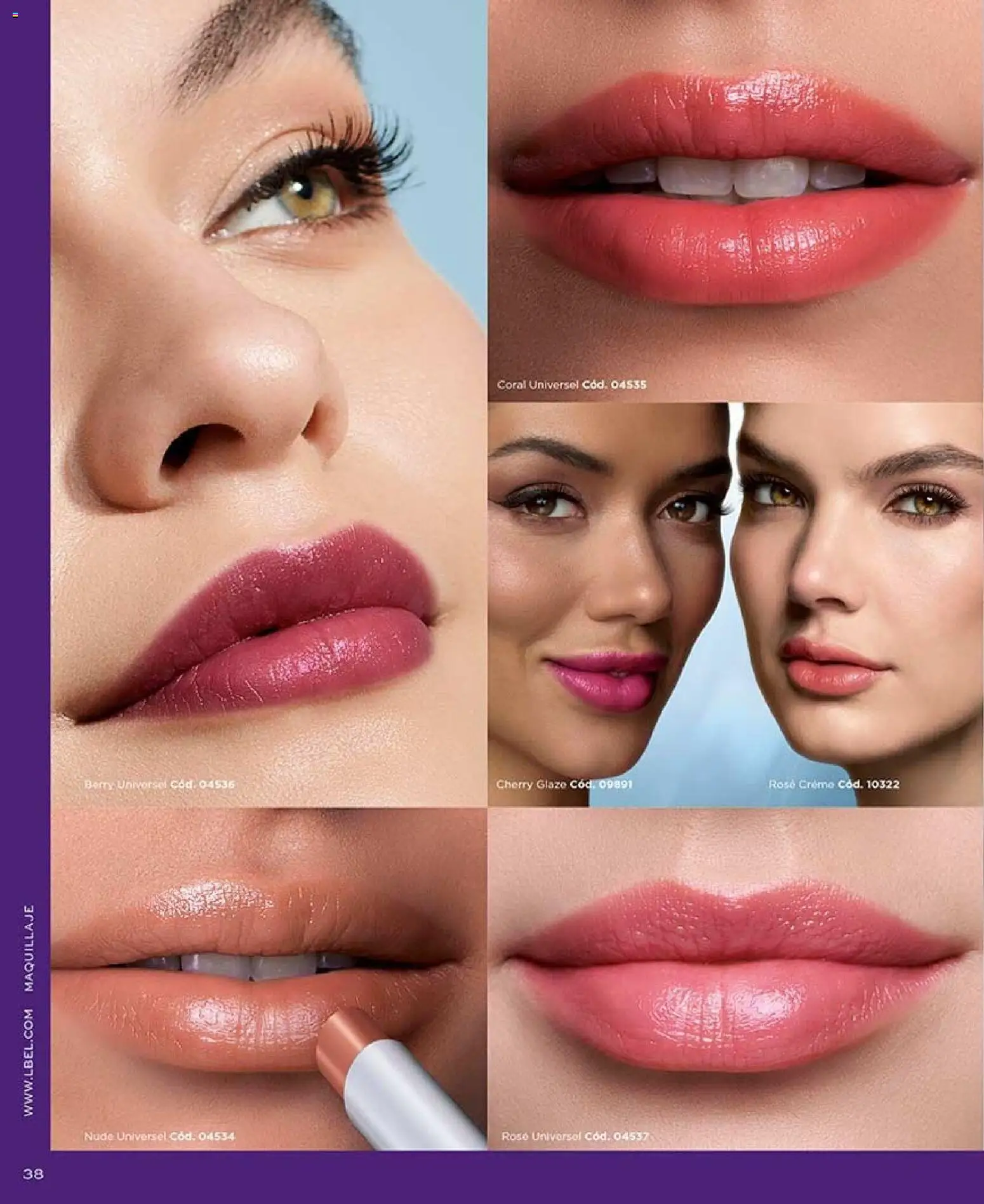 Catálogo L'Bel válido desde 02/08/2026 | Página: 38 | Productos: Maquillaje