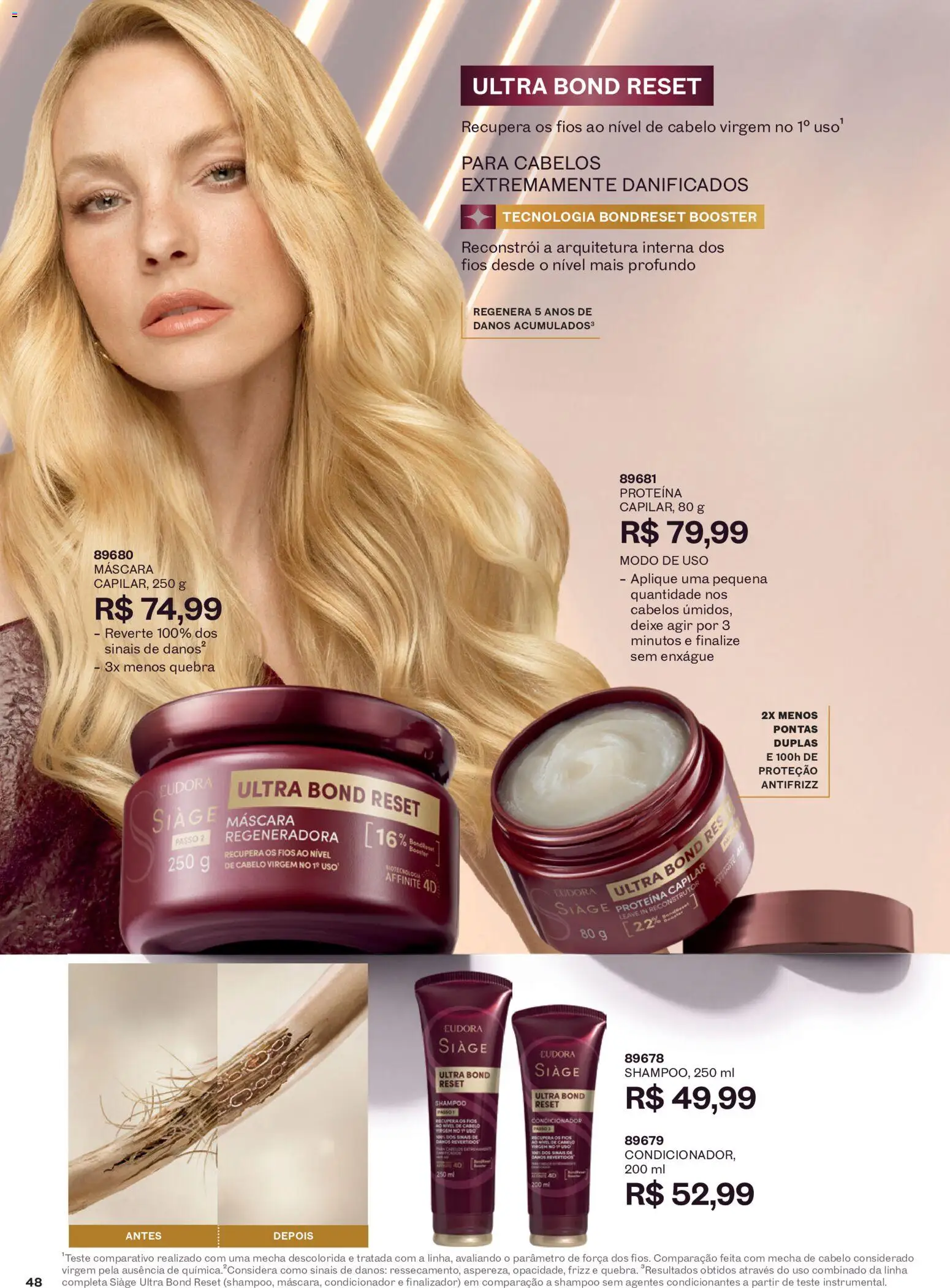 Eudora Folheto - válido de 16/09/2026 | Página: 51 | Produtos: Shampoo, Condicionador, Proteína