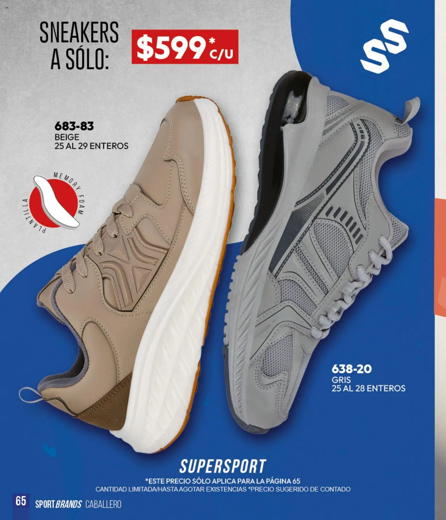 Nuevas ofertas de Cklass válidas en toda la República Mexicana desde el 05.03.2026. ¡Encuentra las mejores ofertas en Cklass catálogo Sportbrands Verano Caballero! | Página: 66