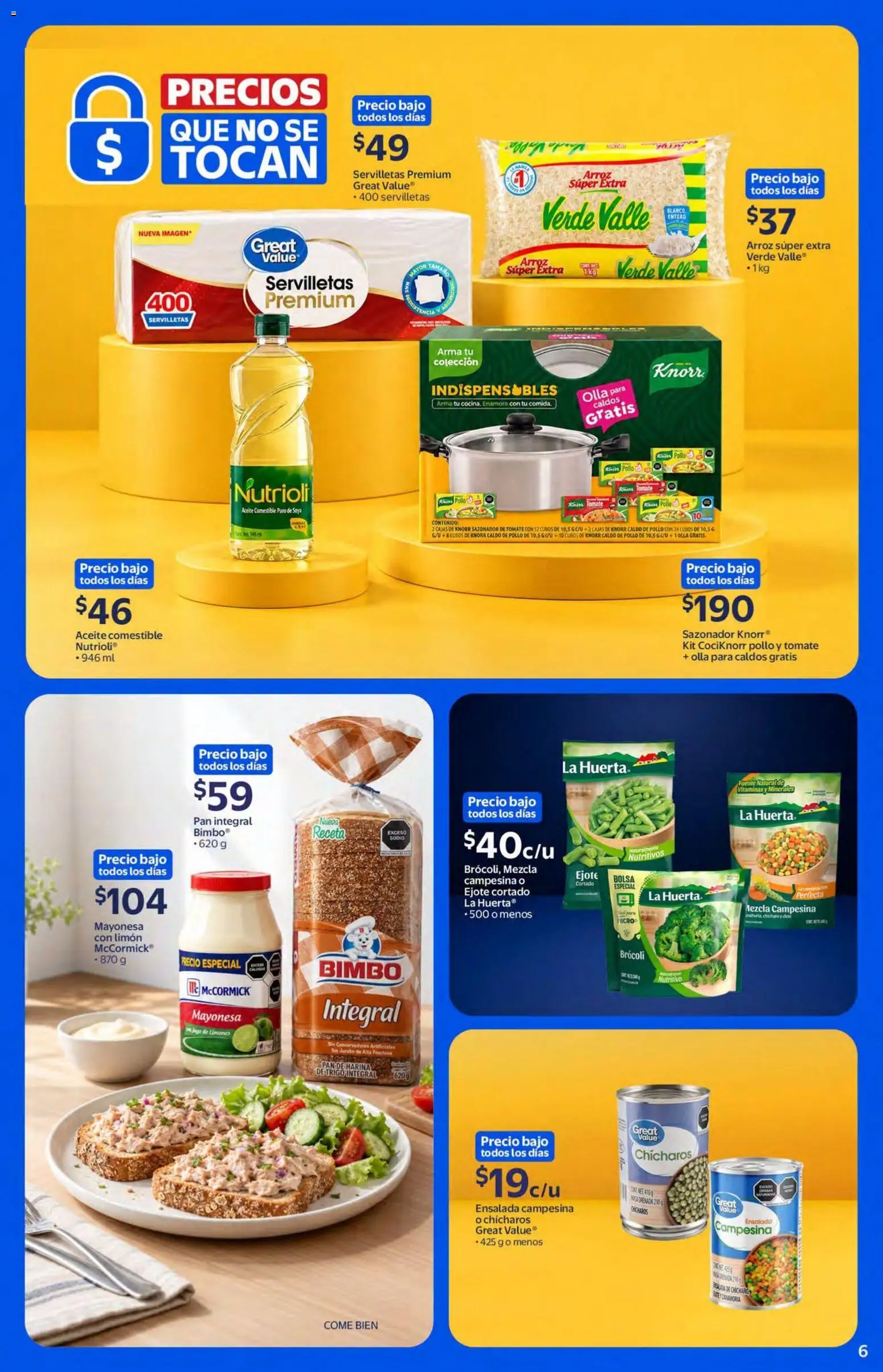 Nuevas ofertas de Walmart Express válidas en toda la República Mexicana desde el 21/10/2026. ¡Encuentra las mejores ofertas en Walmart Express folleto Precios que no se tocan! | Página: 6