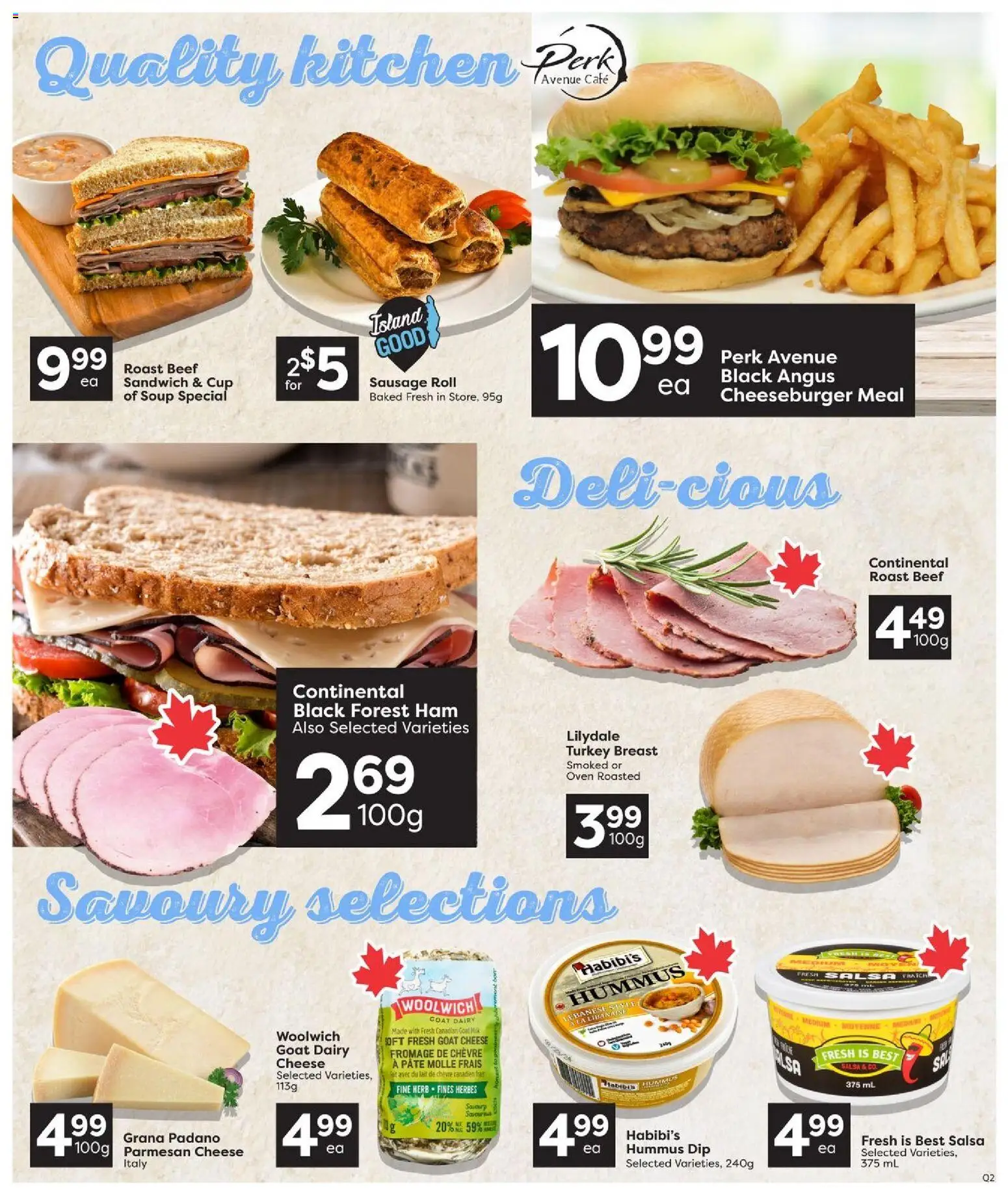 Quality Foods flyer valid from Sep 10, 2026 | Page: 7 | Products: Turkey, Oven, Pâté, Sausage