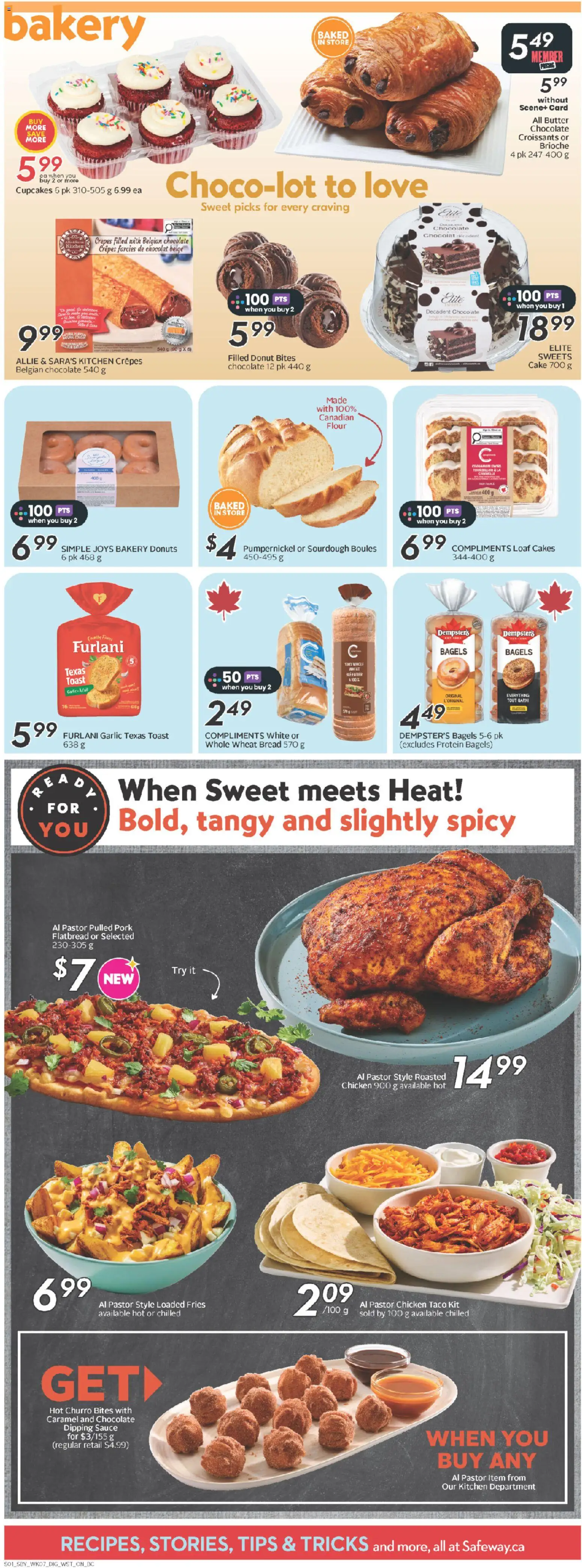 Safeway flyer valid from 11.06.2026 | Page: 9 | Products: Butter, Chocolate, Chicken, Pork