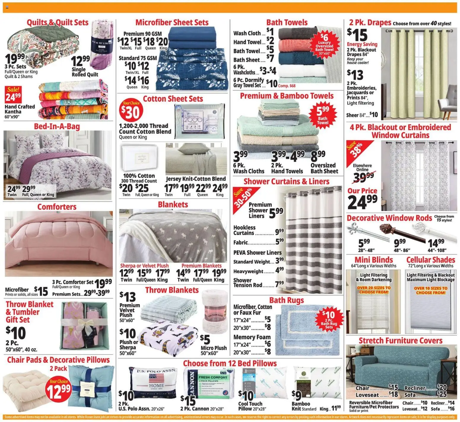 Ocean State Job Lot Weekly Ad - MA - valid from 08/20/2026 | Page: 11 | Products: Chair, Recliner, Foam, Rod