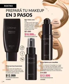 Vista previa Bagués - Catálogo válido desde el 04.05.2026 | Página: 46 | Productos: Maquillaje, Bruma, Pre base