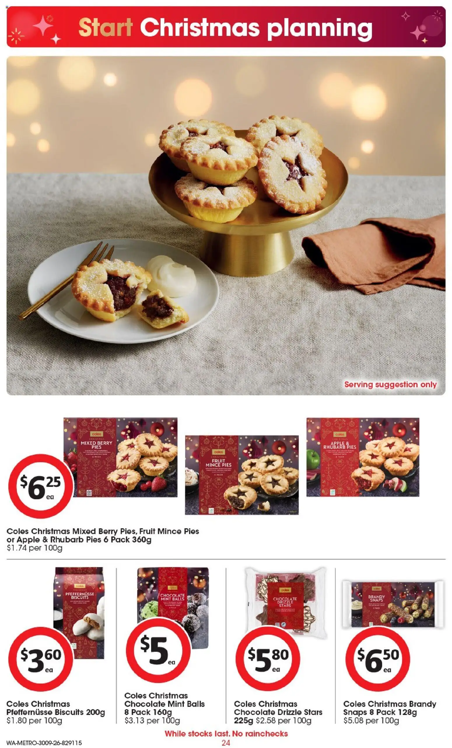 Coles catalogue - valid from 30/09/2026 | Page: 24 | Products: Sesame, Muffins, Cookies, Bakery