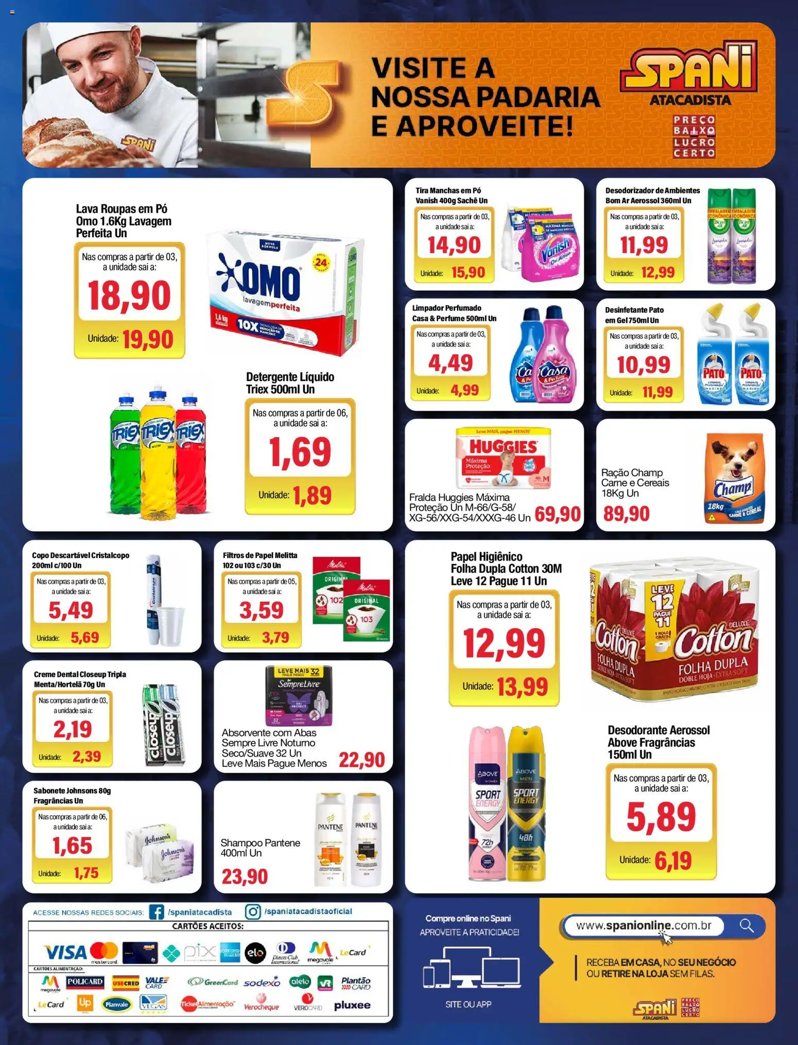 Spani Atacadista Folheto - válido de 21/07/2026 | Página: 4 | Produtos: Roupas, Cereais, Sabonete, Sempre Livre