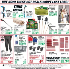 Preview of Menards weekly ads valid from 07.05.2026 | Page: 2 | Products: Saw, Basket, Pants, Switch